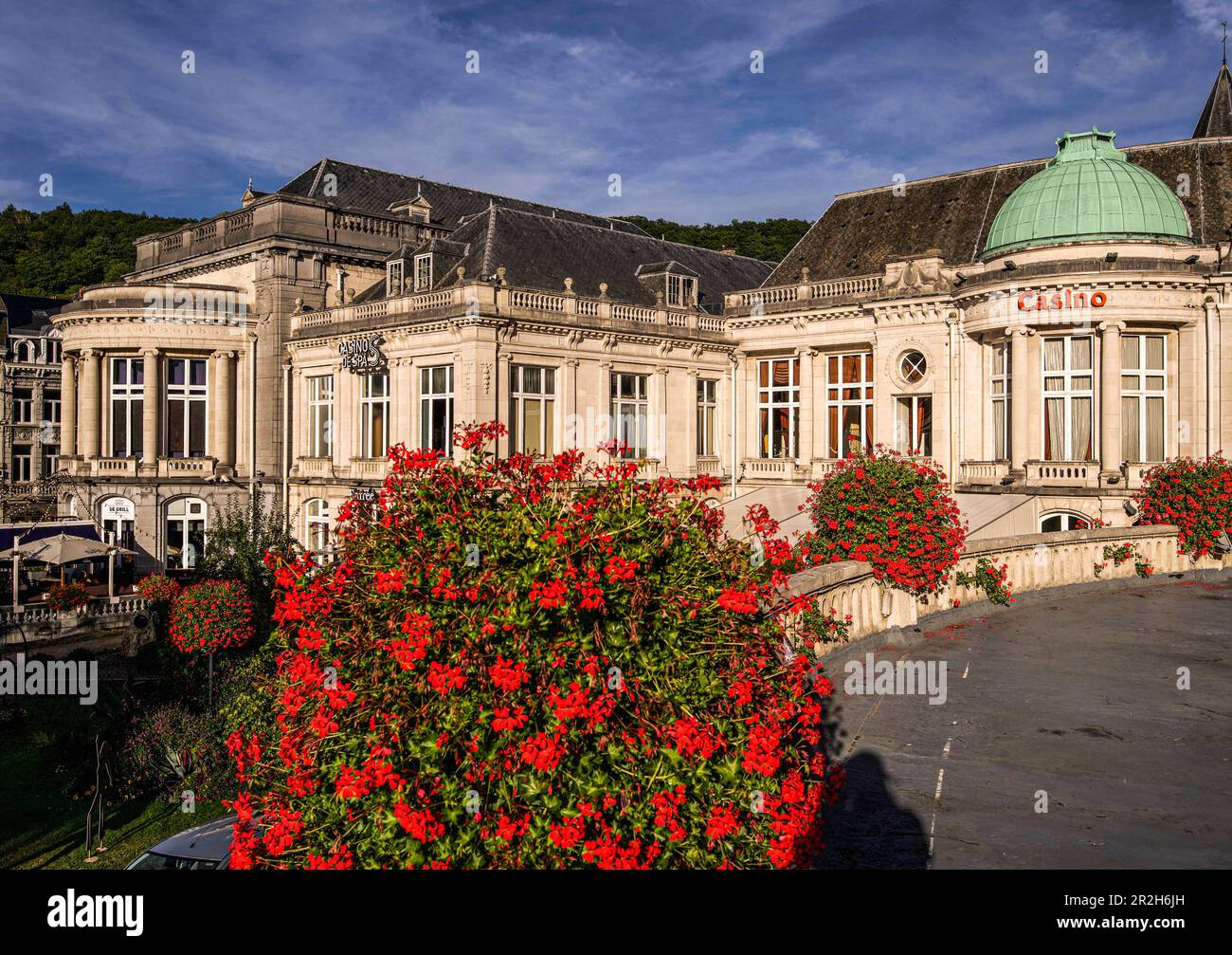 Casinò di Spa, provincia di Liegi, Belgio Foto Stock