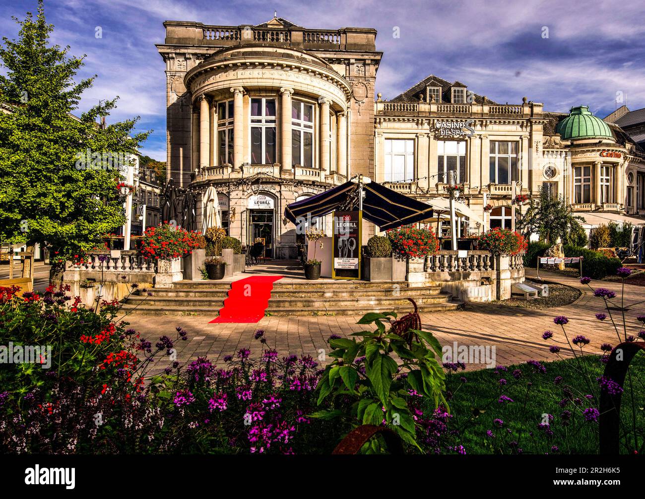 Casinò di Spa, provincia di Liegi, Belgio Foto Stock