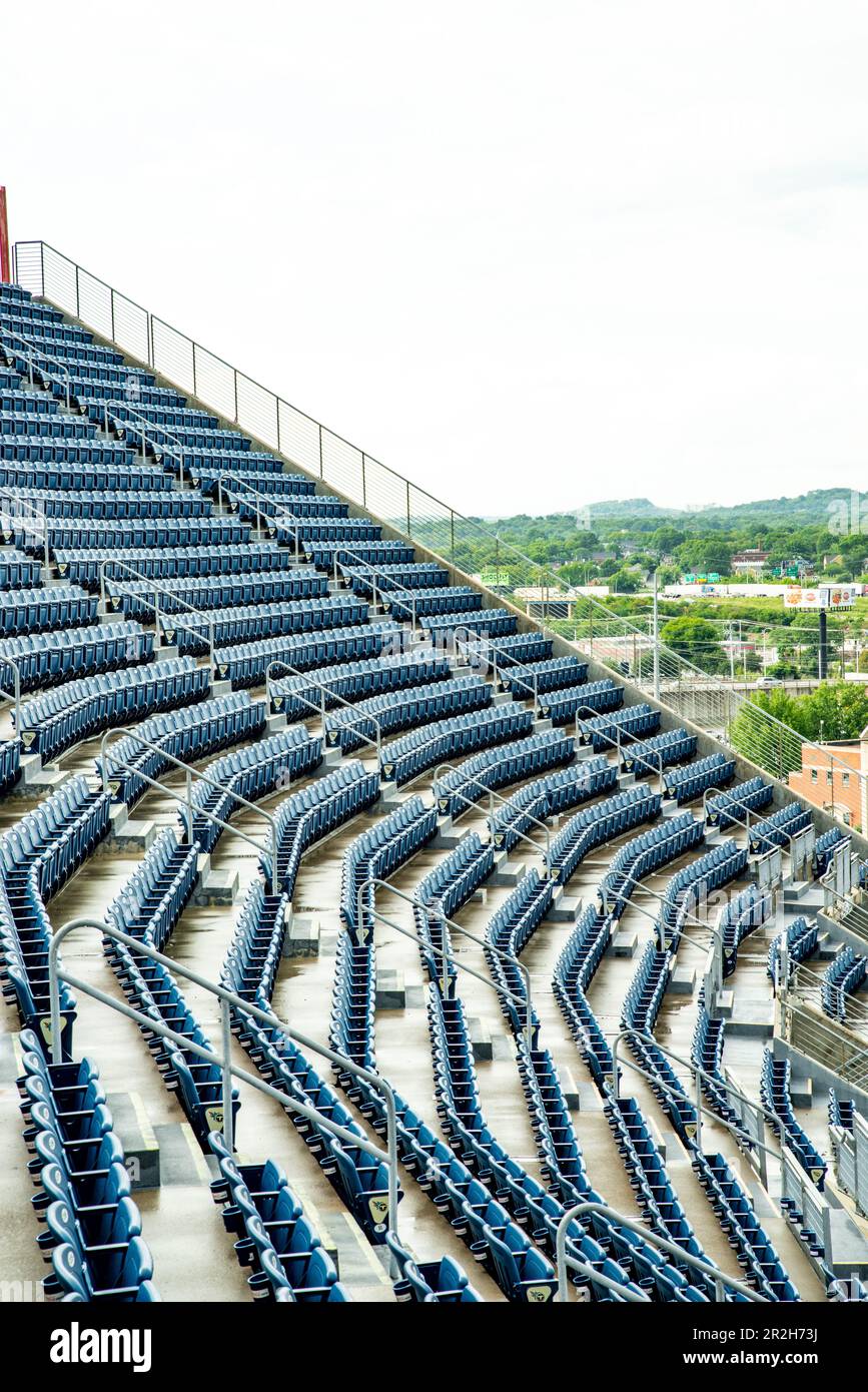 Posti migliori nel Nissan Stadium. Foto Stock