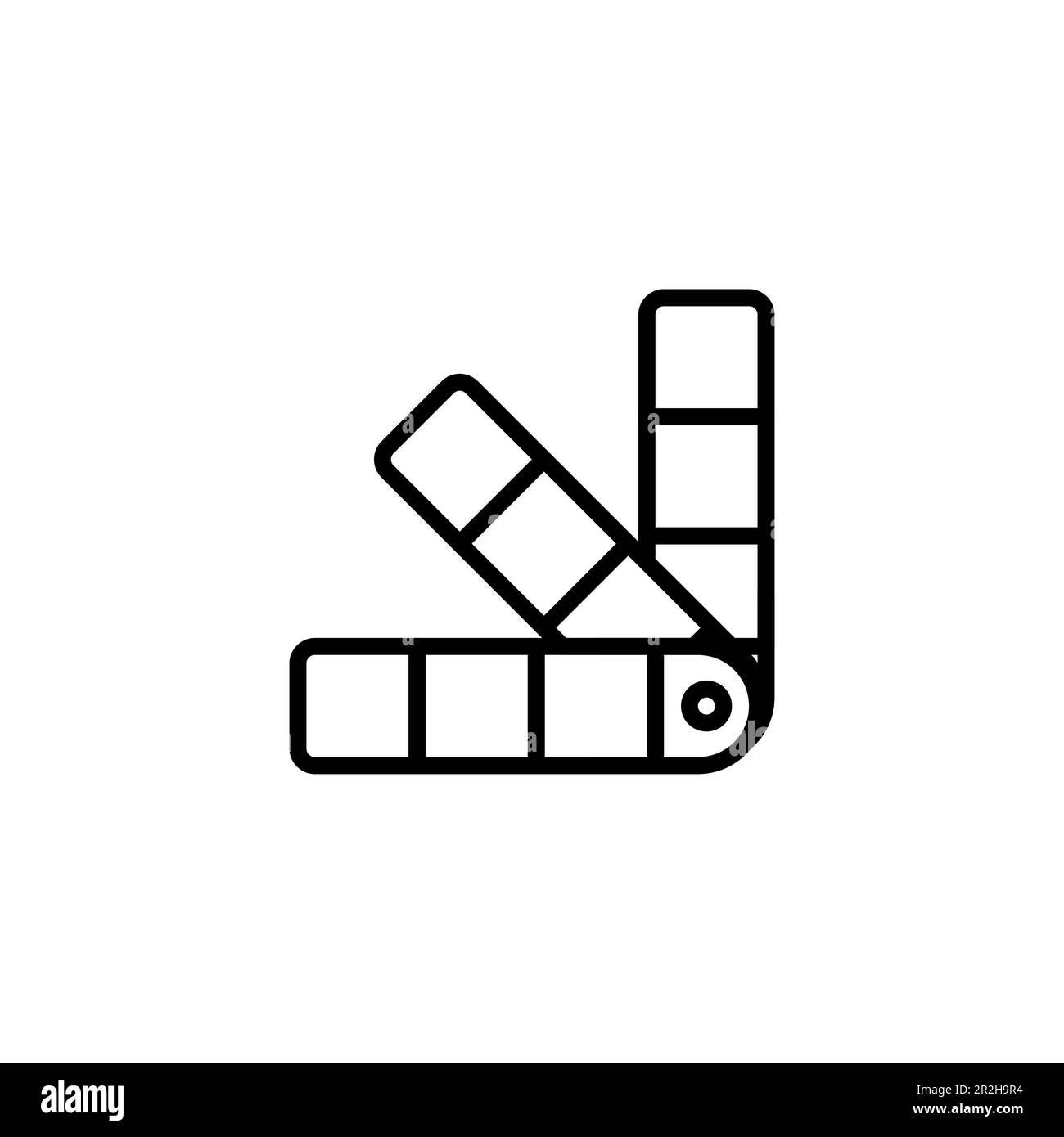 Colori palette Pantone: Colori palette e Pantone soluzioni per il vostro business Illustrazione Vettoriale