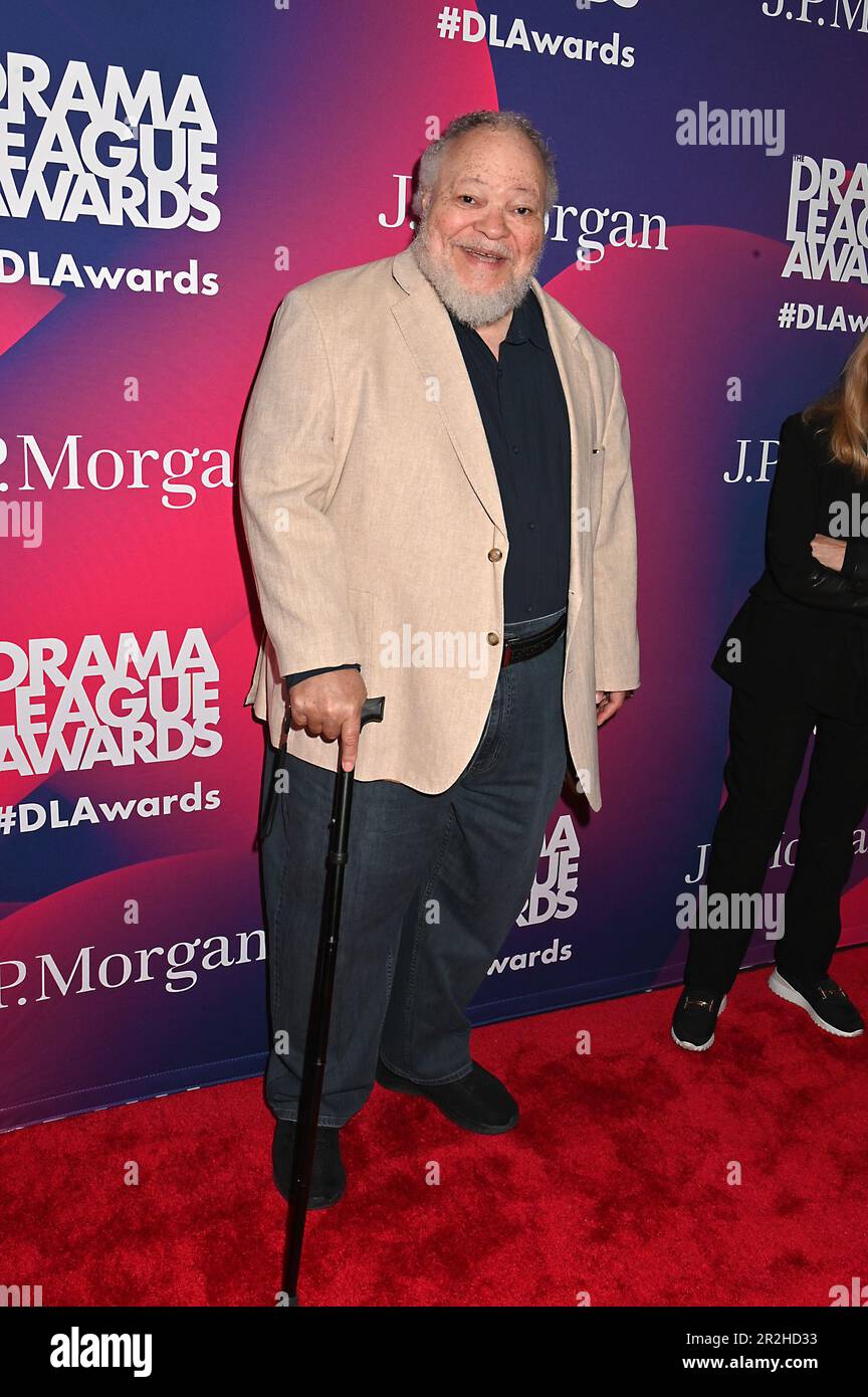 Stephen McKinley Henderson partecipa ai 89th Annual Drama League Awards che celebrano la stagione teatrale 2022-2023 di Broadway & Off-Broadway presso la sala da ballo Ziegfeld di New York, New York, USA, il 19 maggio 2023. Robin Platzer/ Twin Images/ Credit: Sipa USA/Alamy Live News Foto Stock