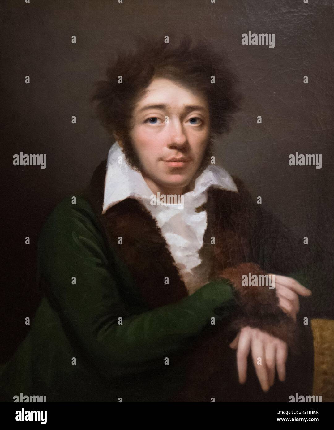 Janos Rombauer: Ritratto di un uomo (1813) Foto Stock
