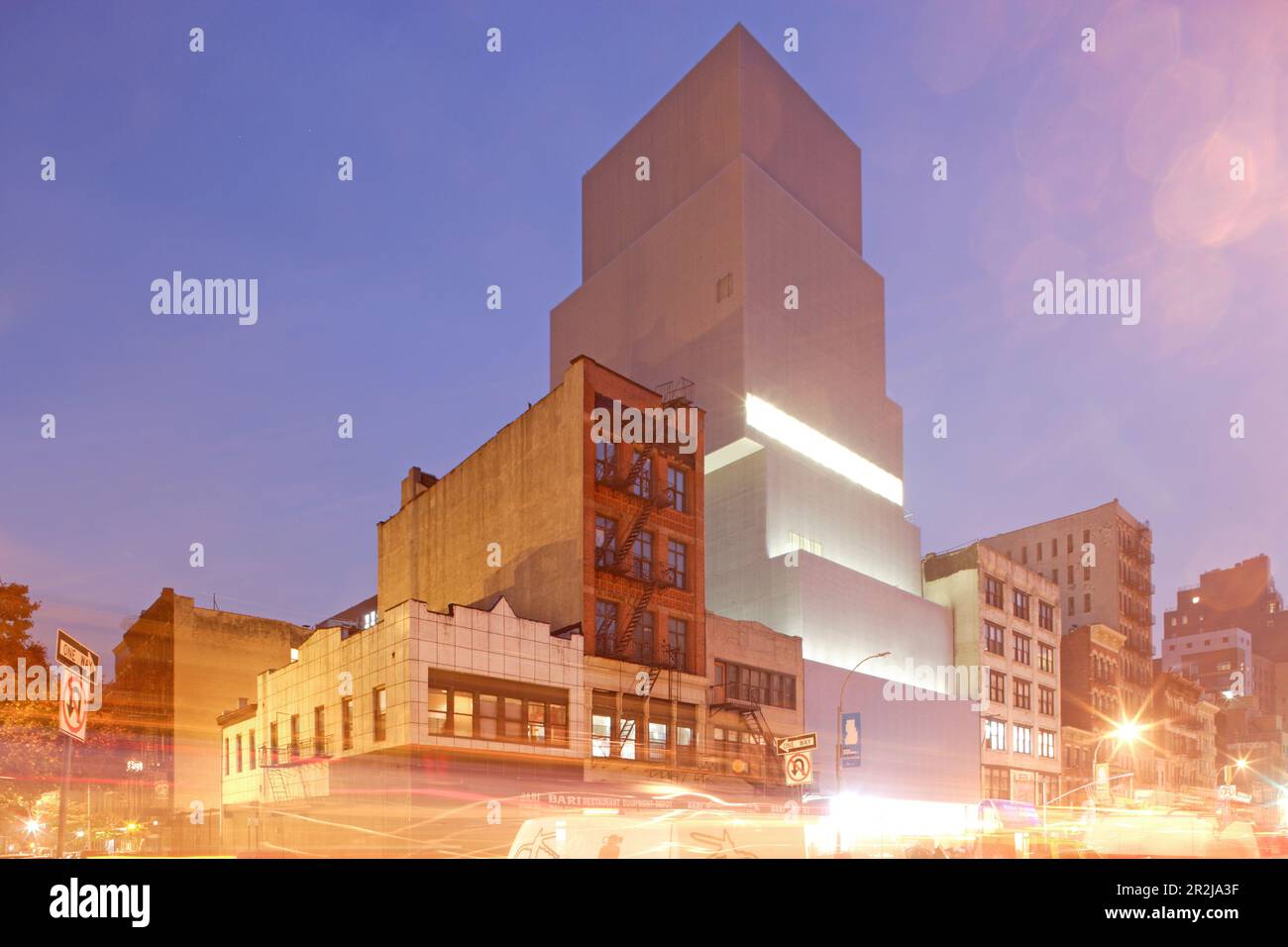 New Museum of Contemporary Art, Bowery Street, Lower East Side, New York, New York, STATI UNITI Foto Stock