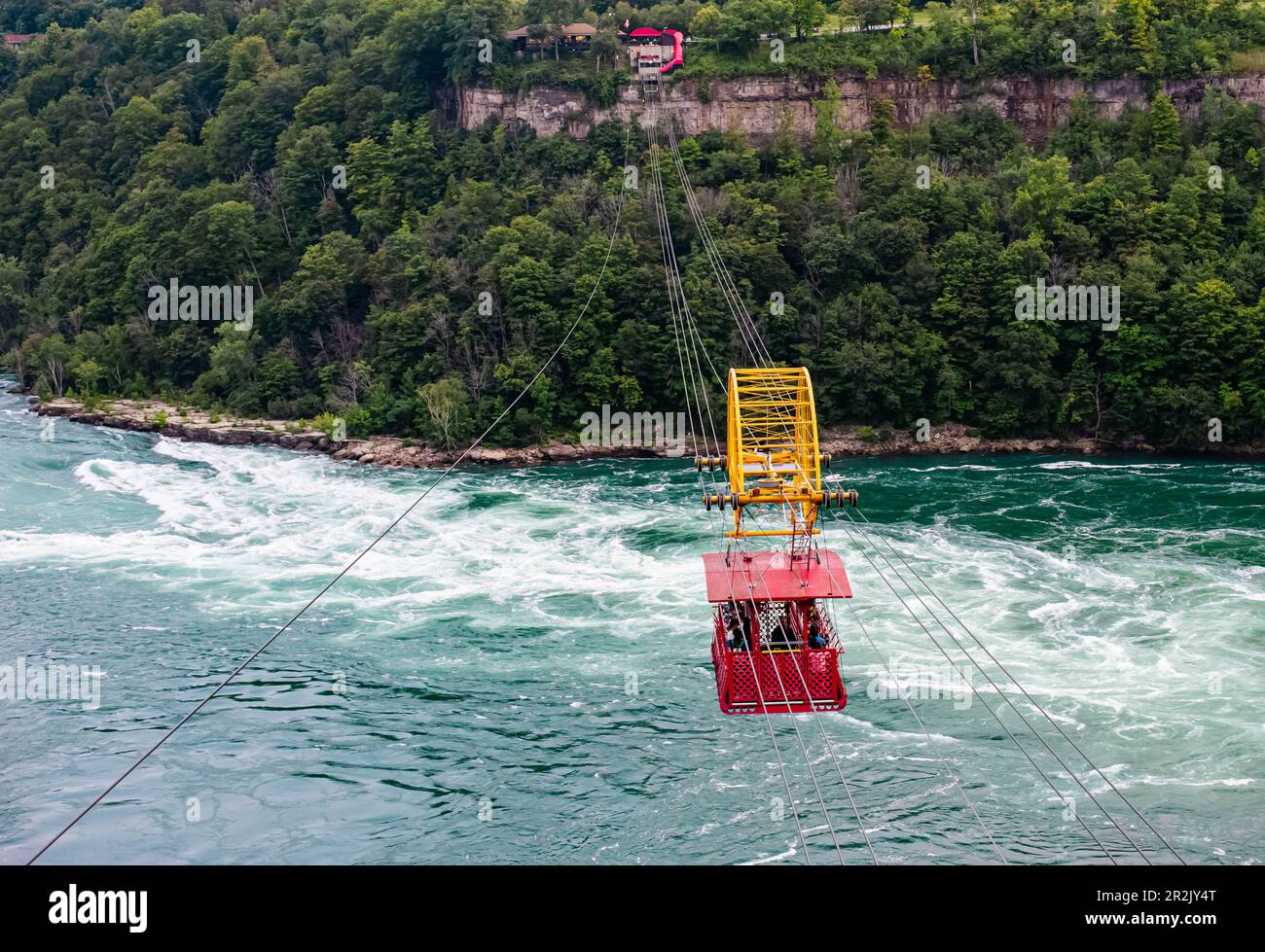 Attrazione Whirlpool Aero Car a Niagara Falls, Ontario, Canada Foto Stock