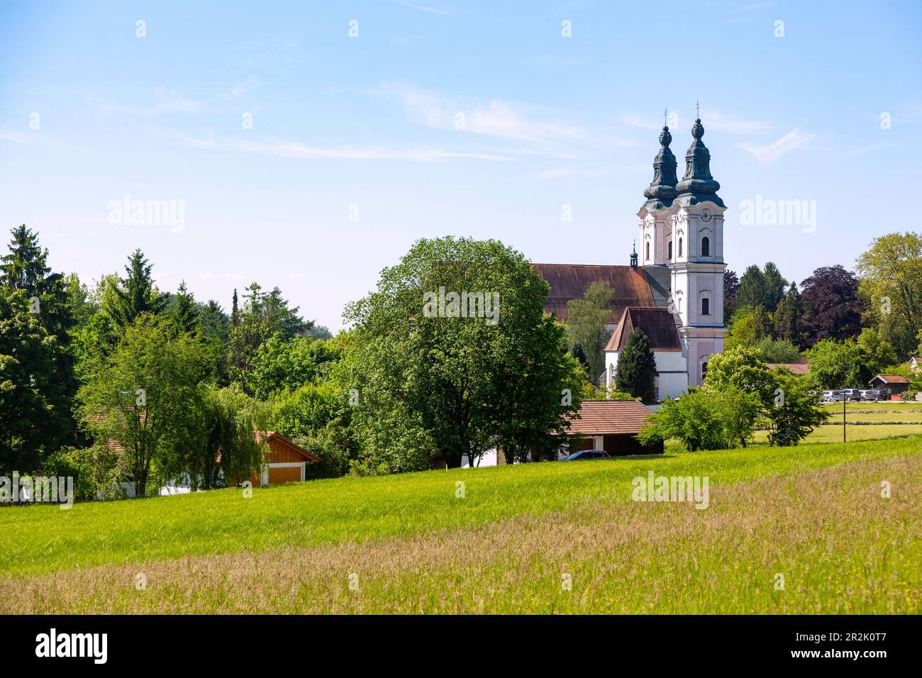 Vornbach, Abbazia benedettina Castello Vornbach Foto Stock