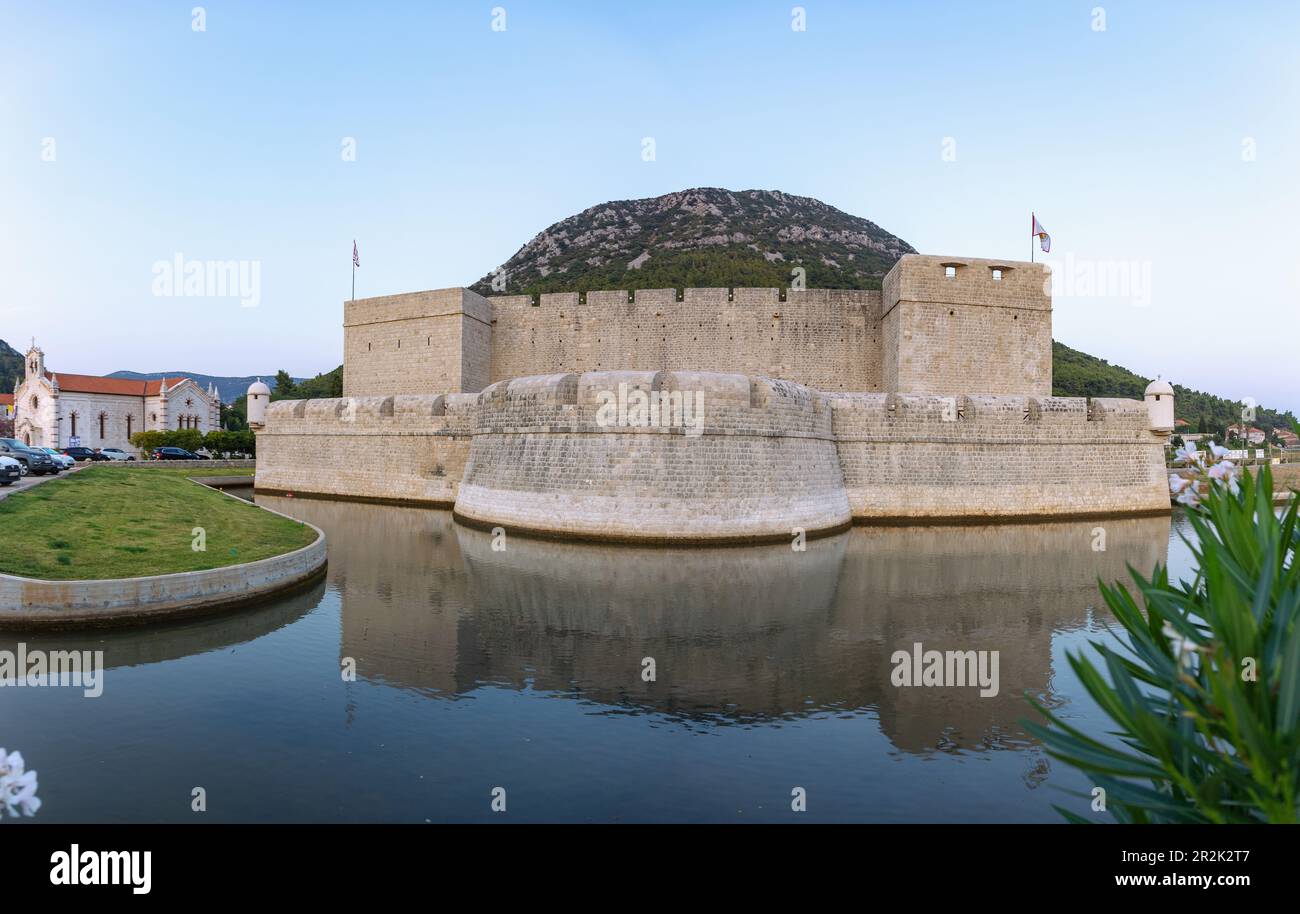 Pietra; Fortezza Veliki Kaštel Foto Stock