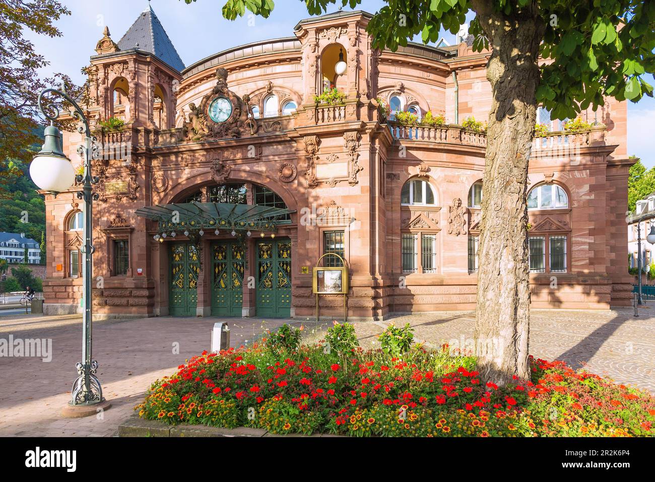 Heidelberg, Centro Congressi Stadthalle Foto Stock