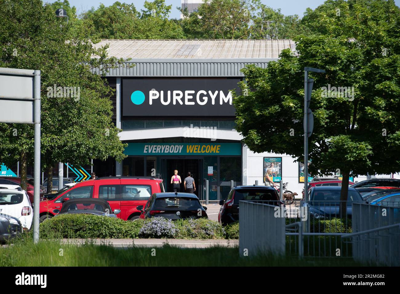 Maidenhead, Berkshire, Regno Unito. 20th maggio, 2023. Il PureGym a Maidenhead, Berkshire. Era una mattinata piena di impegni a Maidenhead, mentre la gente era in piena vita. Credito: Maureen McLean/Alamy Foto Stock