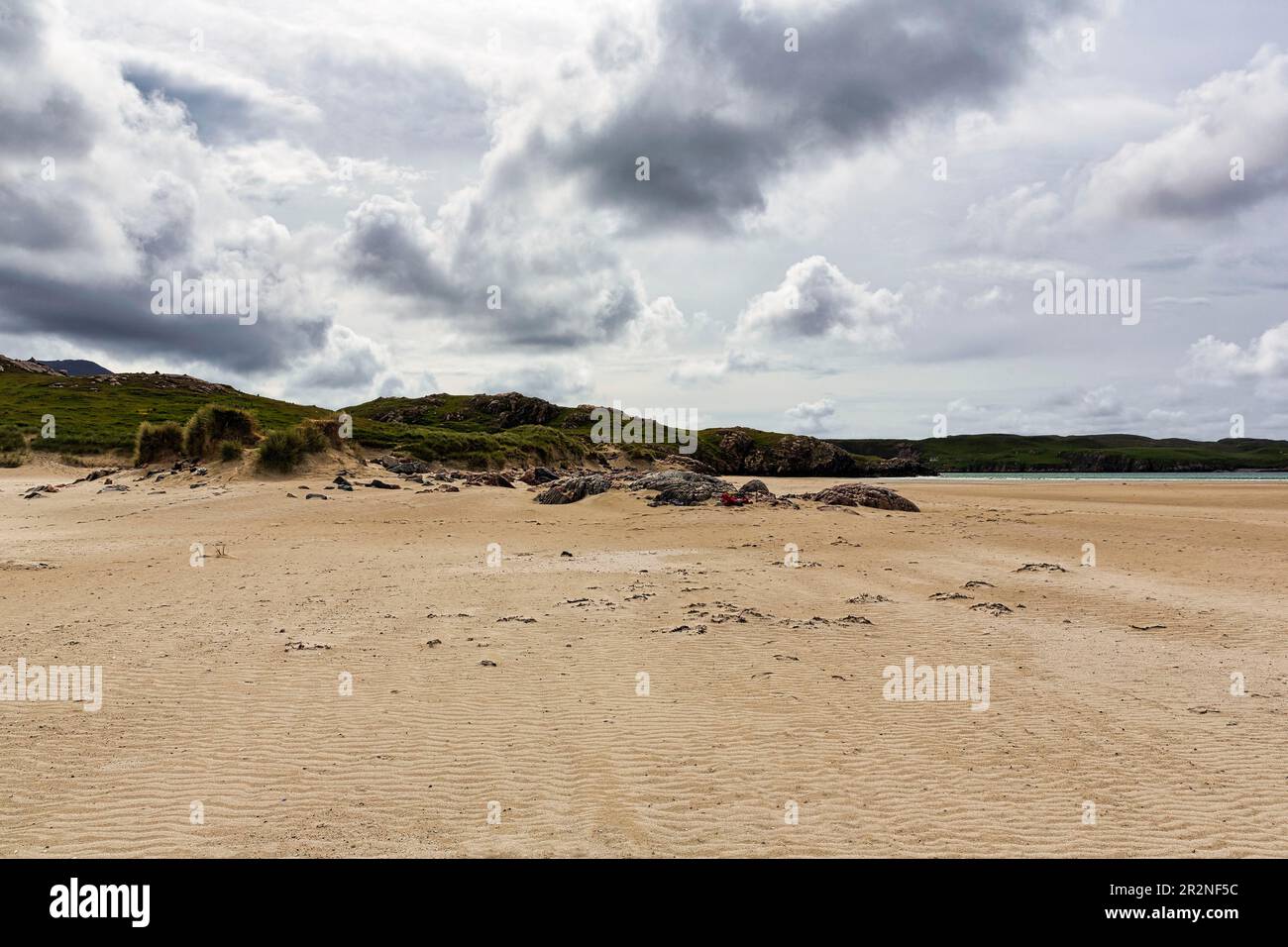 Spiaggia di Ardroil, costa dell'isola di Lewis, isola di Lewis e Harris, Ebridi esterne, Ebridi, Scozia, Regno Unito Foto Stock