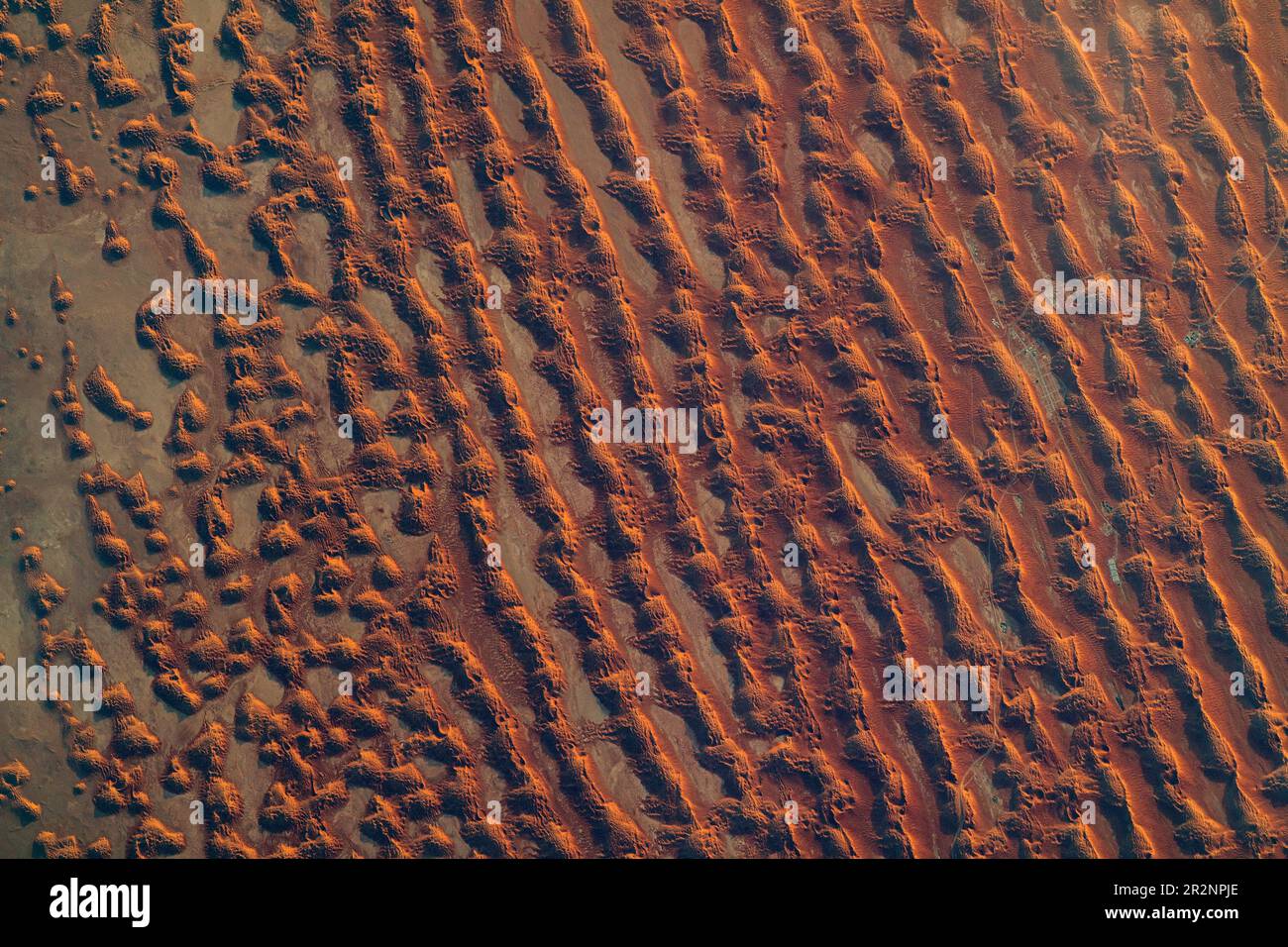 Antenna di dune di sabbia del deserto Yemen e UAE Foto Stock