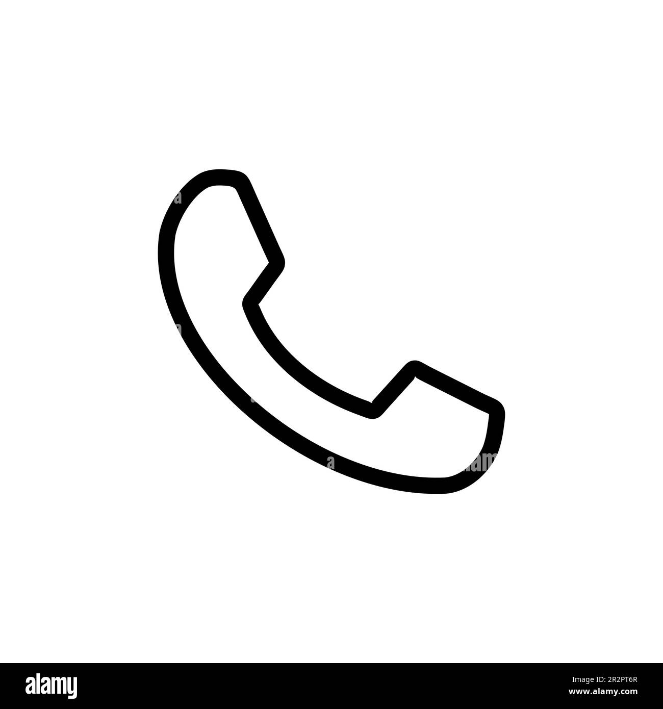 Vettore icona chiamata. vettore icona telefono. vettore icona telefono. contattaci Illustrazione Vettoriale