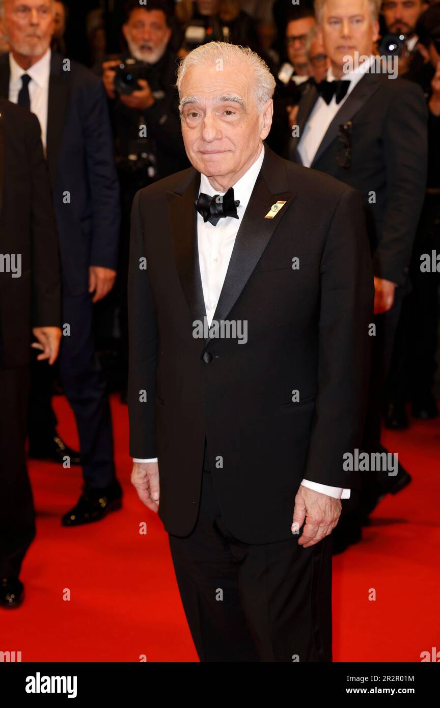 Cannes, Frankreich. 20th maggio, 2023. Martin Scorsese bei der Premiere des Kinofilms 'Killers of the Flower Moon' auf dem Festival de Cannes 2023/76. Internationale Filmfestspiele von Cannes im Palais des Festivals. Cannes, 20.05.2023 Credit: Geisler-Fotopress GmbH/Alamy Live News Foto Stock