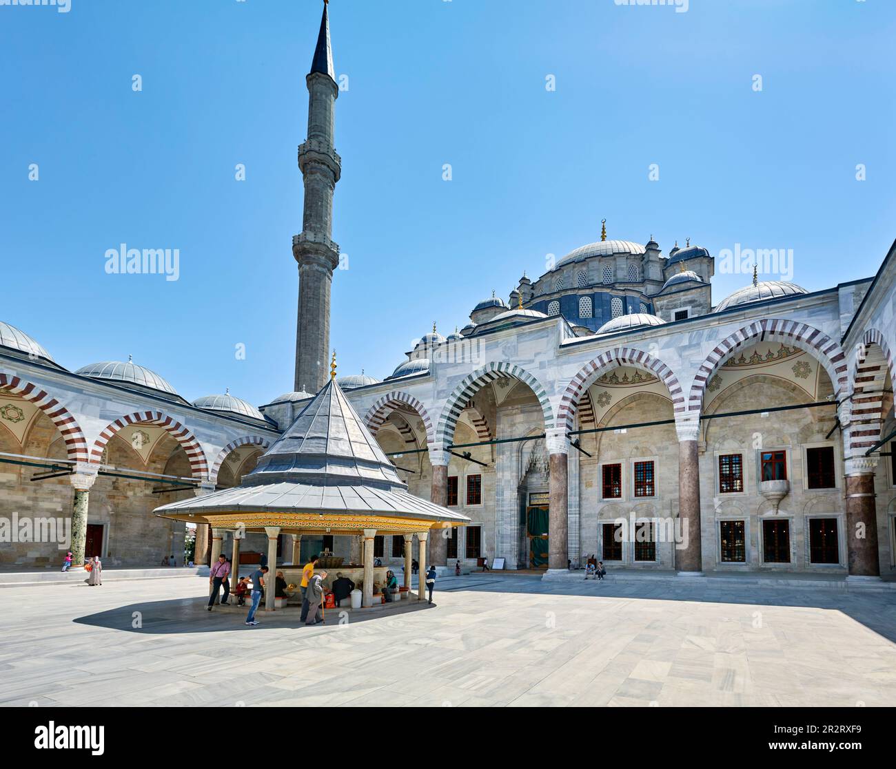 Istanbul Turchia. La Moschea Fatih Foto Stock