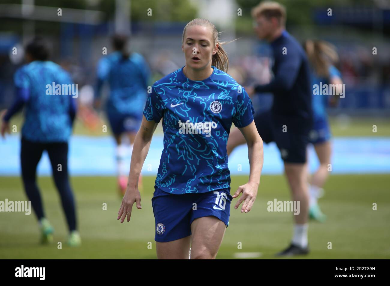 Londra, Regno Unito. 21st maggio, 2023. Londra, 21st 2023 maggio: Magdalena Eriksson (16 Chelsea) durante il gioco di Barclays fa Womens Super League tra Chelsea e Arsenal a Kingsmeadow, Londra, Inghilterra. (Pedro Soares/SPP) Credit: SPP Sport Press Photo. /Alamy Live News Foto Stock