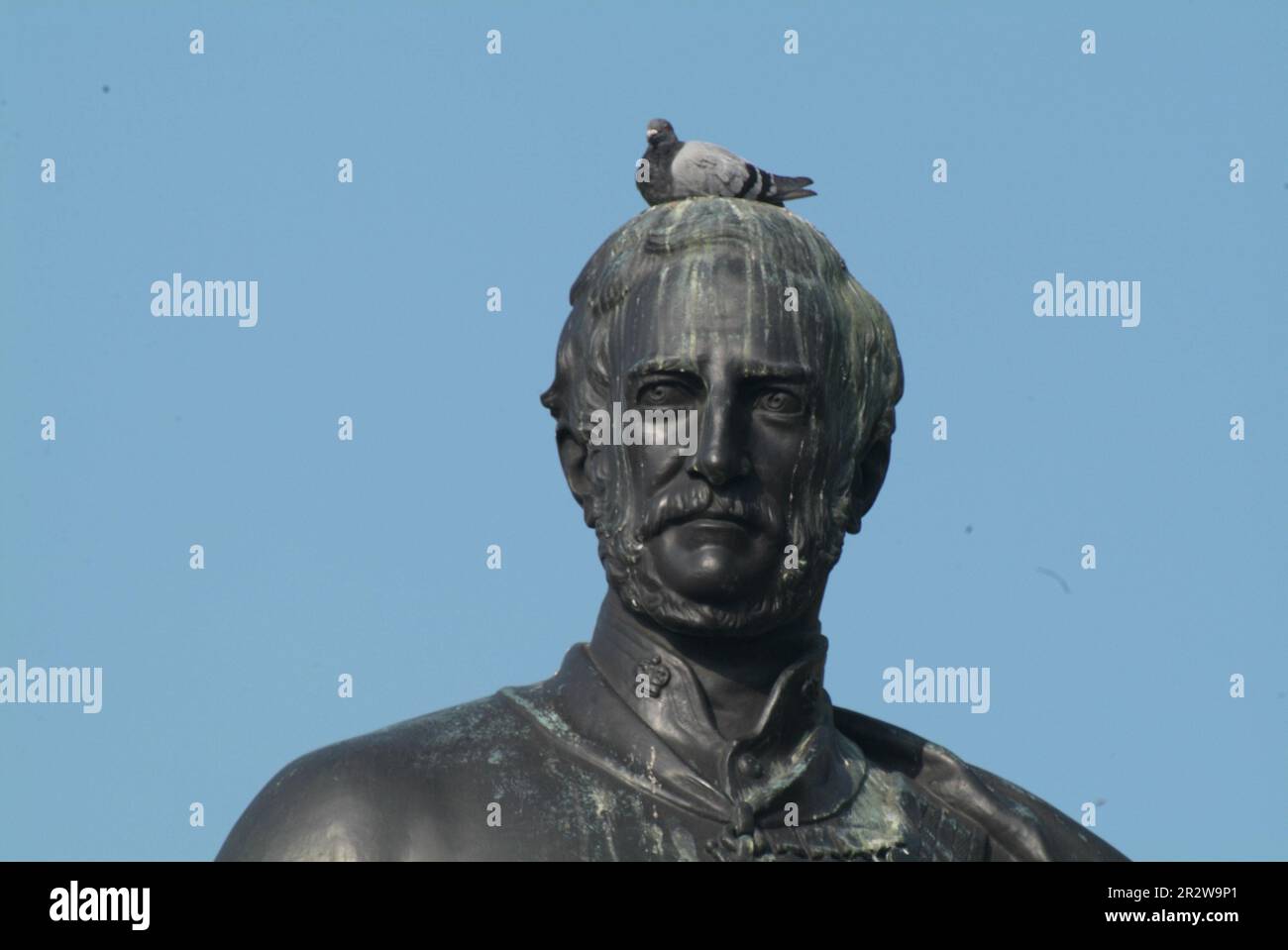 La statua del generale maggiore Sir Henry Havelock KCB a trafalgar Foto Stock