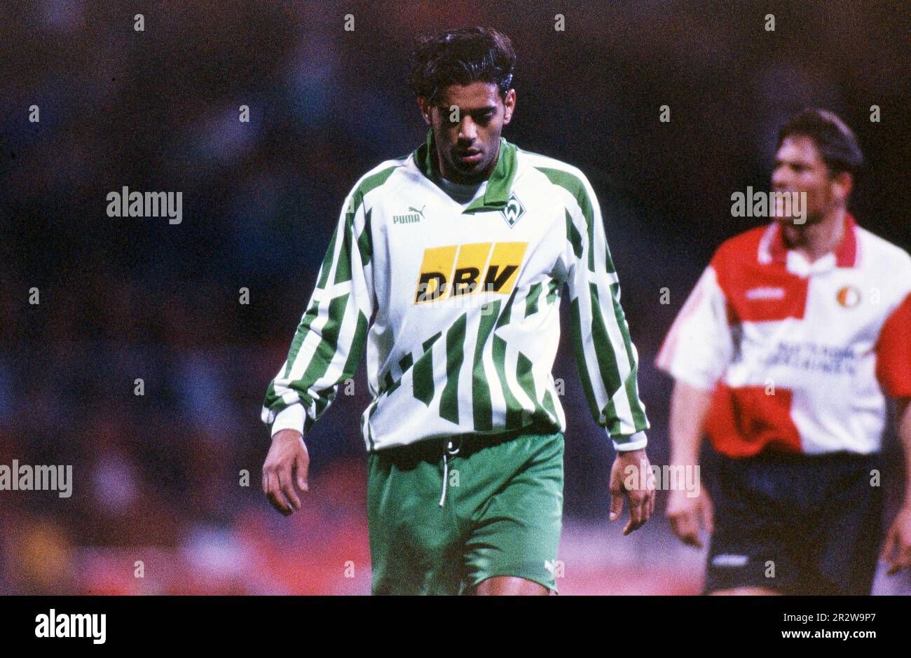 firo: calcio: calcio: archivio foto, archivio foto, archivio immagini, 1. Bundesliga stagione 1994/1995, 94/95, SV Werder Bremen Hany Ramzy, mezza cifra, Foto Stock