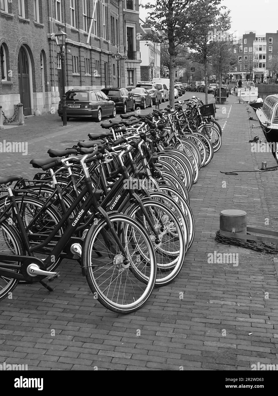 Vista su Haarlem Foto Stock