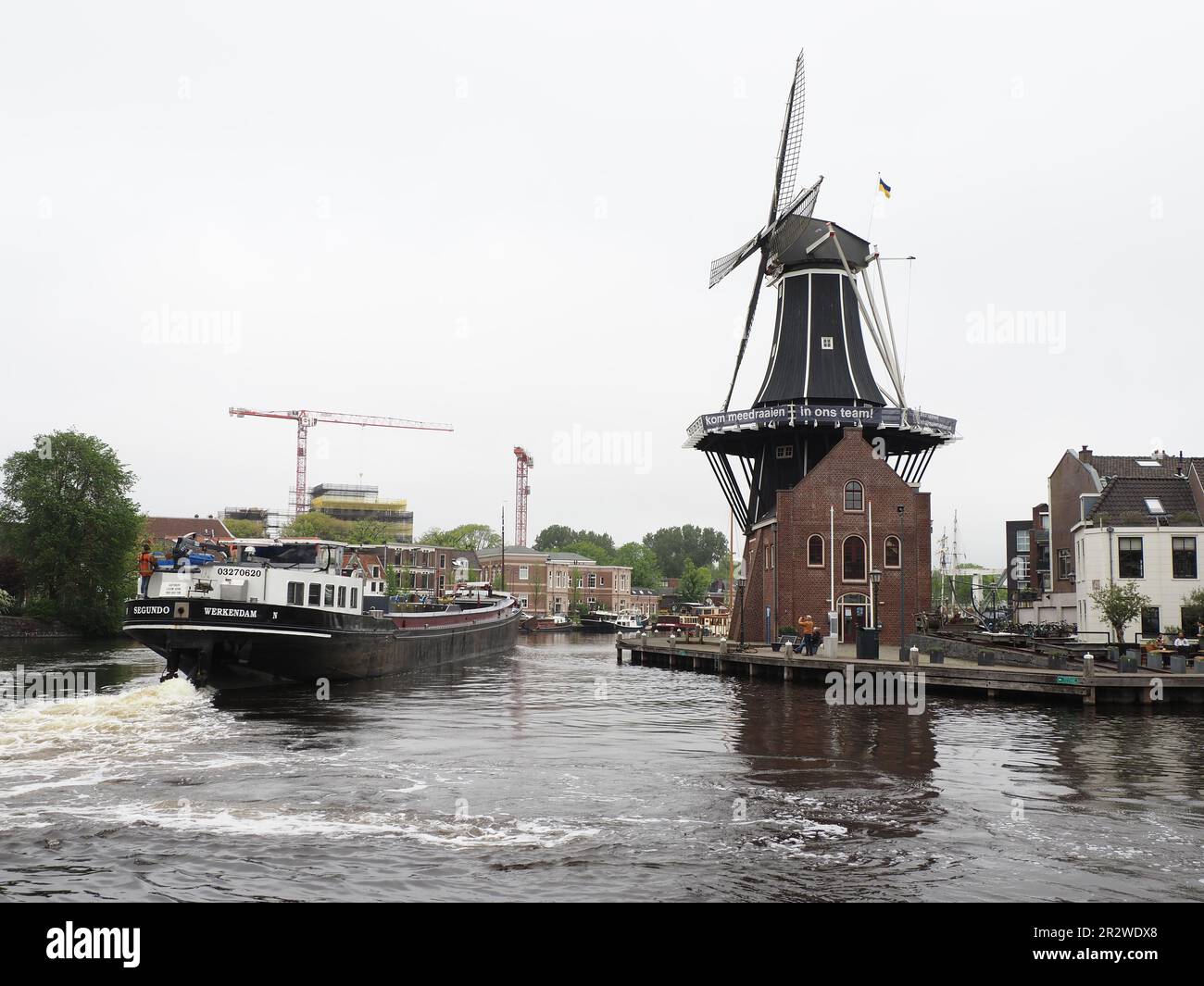 Vista su Haarlem Foto Stock