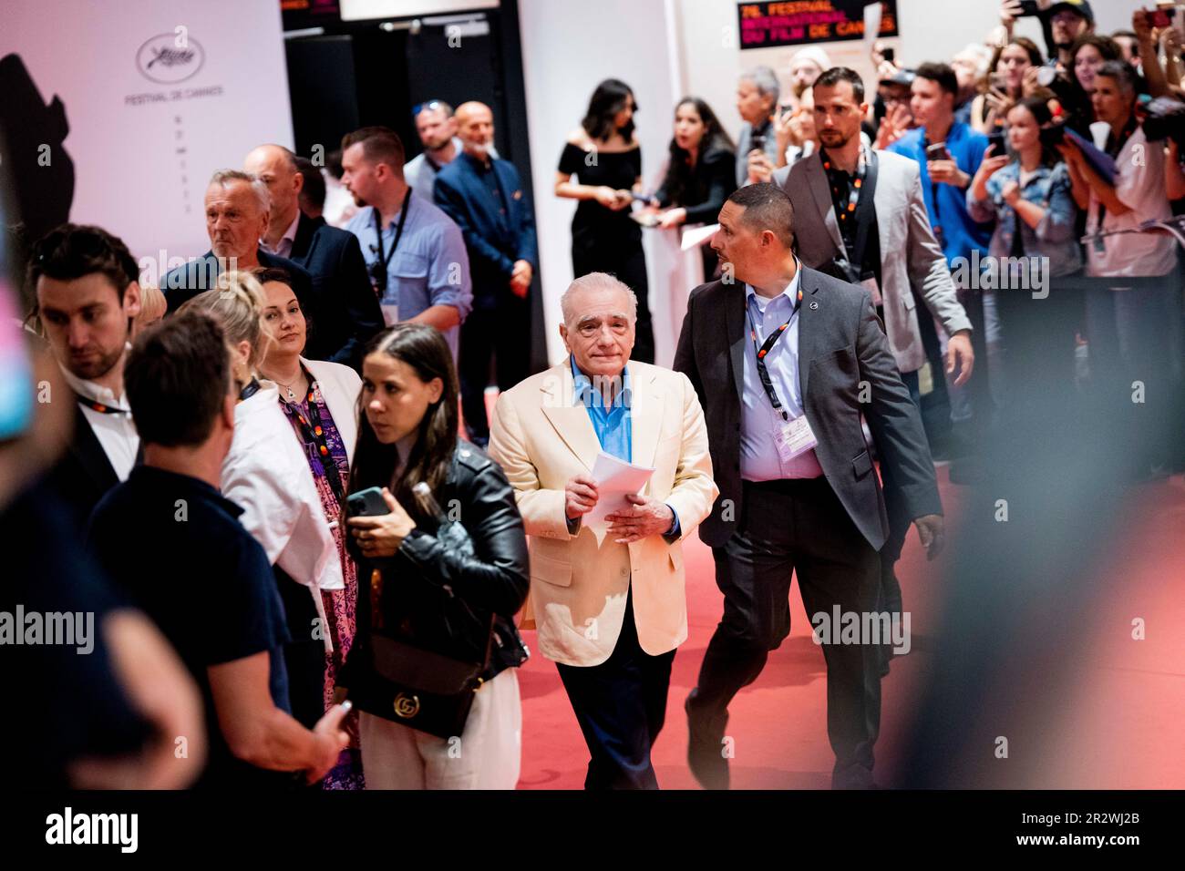 Cannes, Francia, 21th maggio 2023, Martin Scorsese partecipa al 76th° festival annuale del cinema di Cannes al Palais des Festivals (Credits photo: Giovanna Onofri) Foto Stock