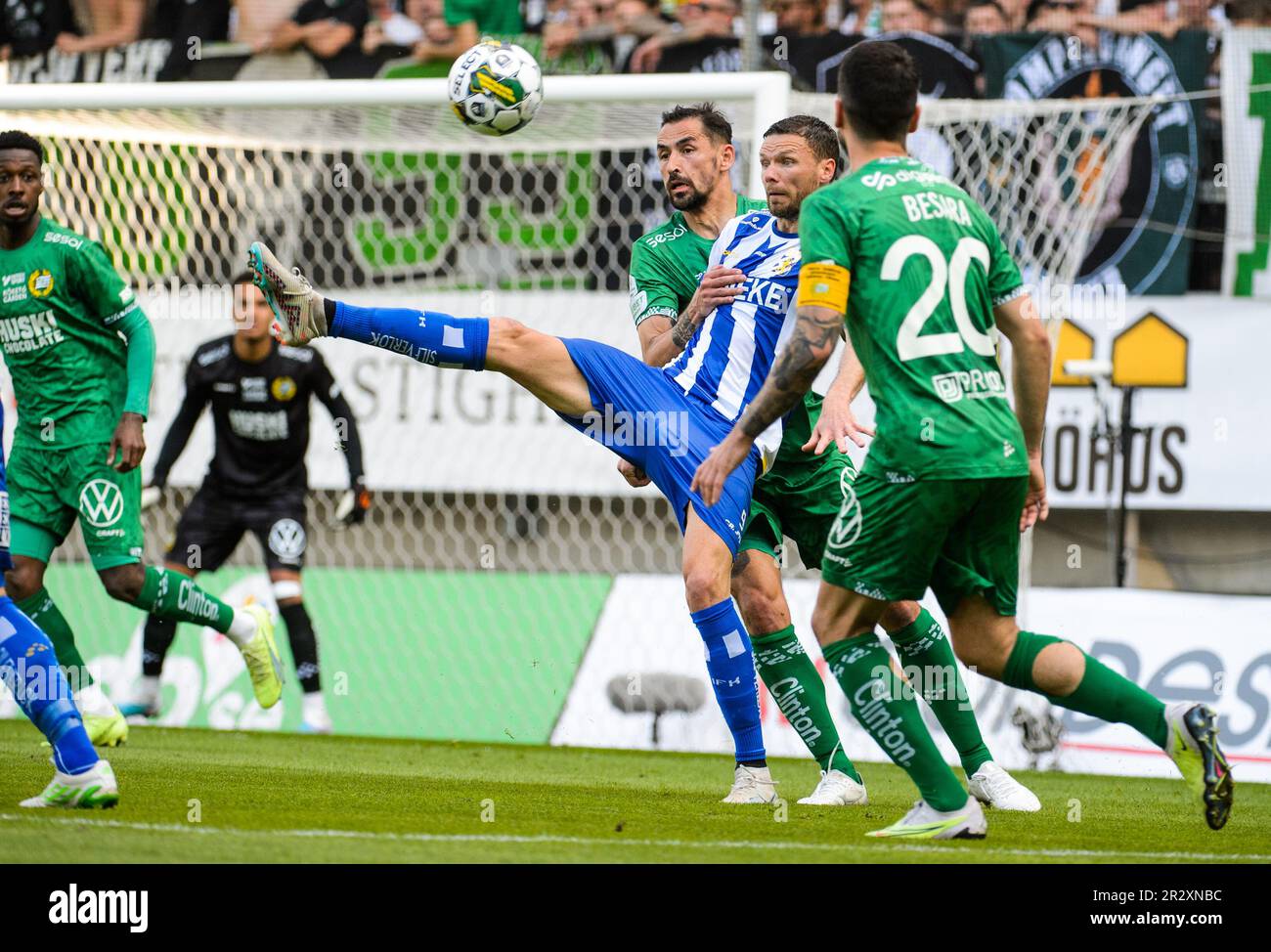 Marcus Berg di IFK Göteborg durante la partita nella Allsvenskan tra Göteborg e Hammarby a Gamla Ullevi a Gothenburg il 1 gennaio 2012 Foto Stock