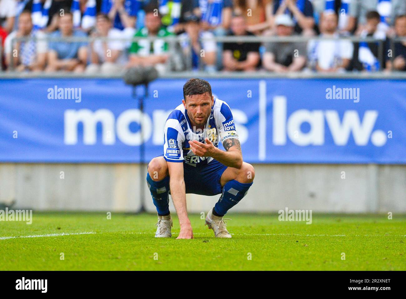 Marcus Berg di IFK Göteborg durante la partita nella Allsvenskan tra Göteborg e Hammarby a Gamla Ullevi a Gothenburg il 21 maggio 2023 Foto Stock