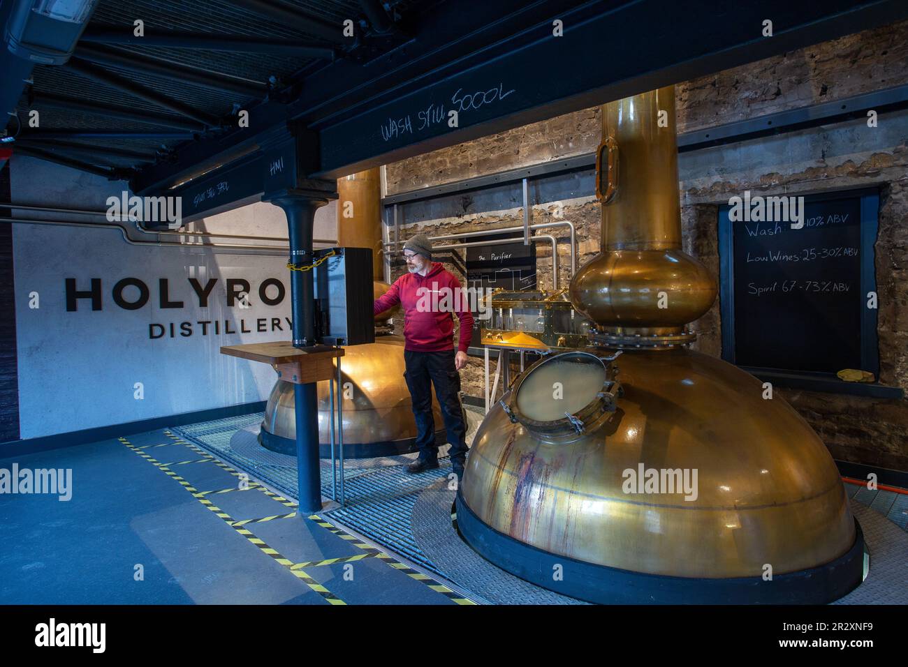 Distilleria Holyrood Edimburgo , Scozia Foto Stock