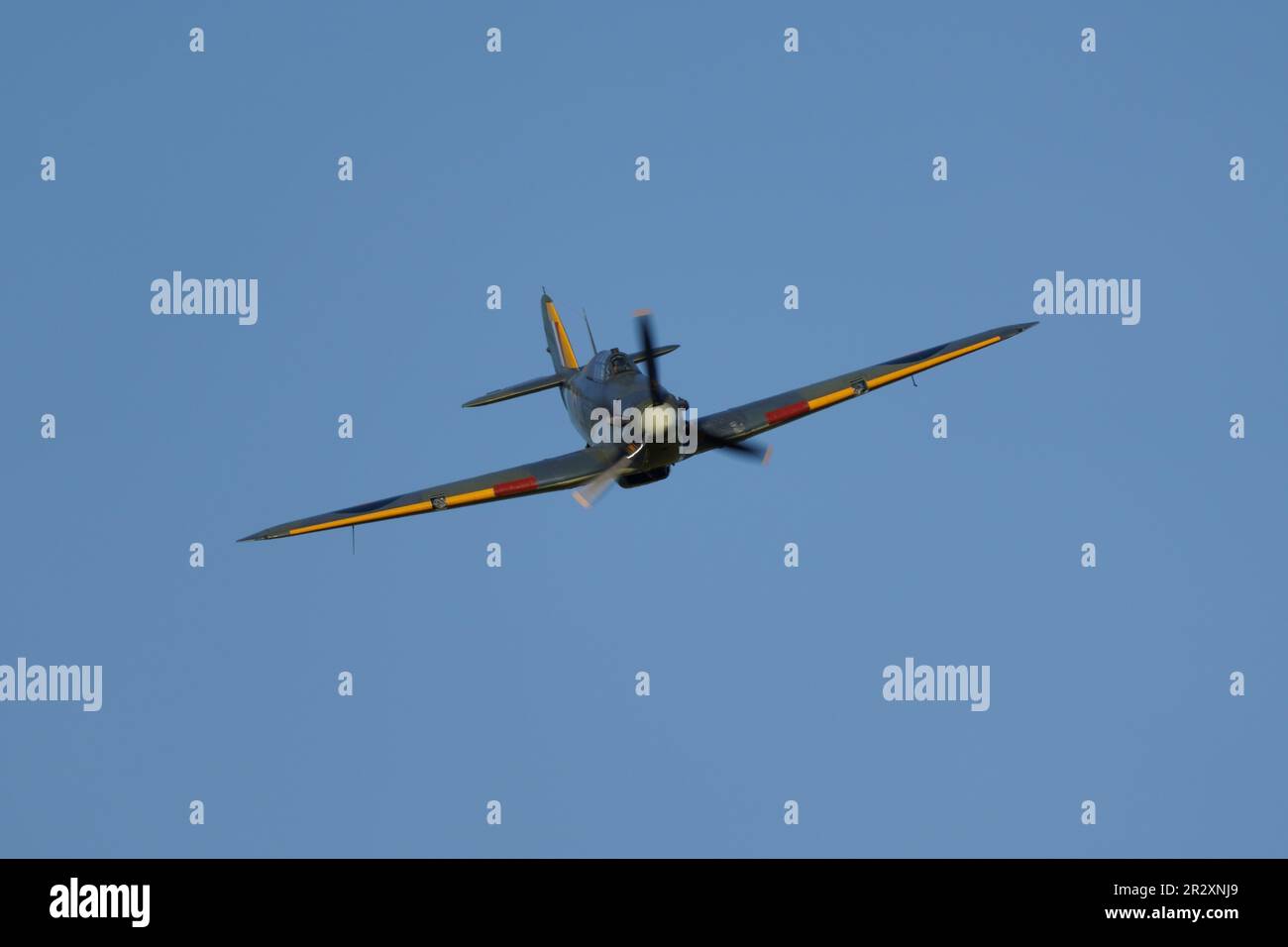 Spettacolo aereo serale di Shuttleworth il 2023 maggio Foto Stock