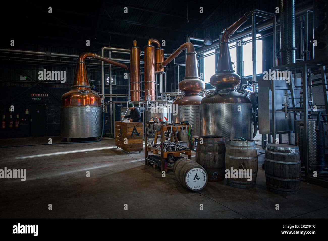 Distilleria Arbikie Highland Estate Foto Stock