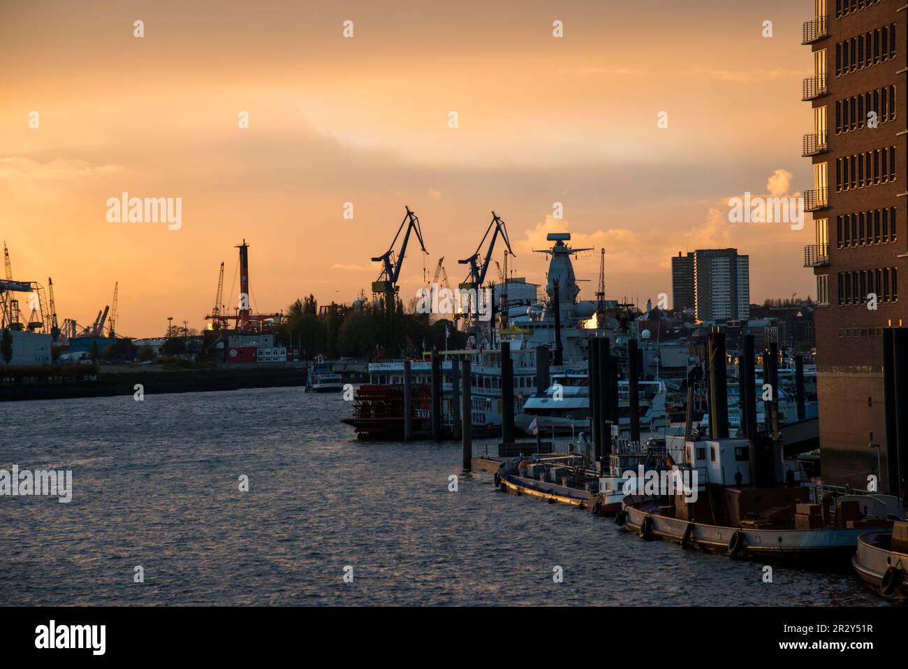 HafenCity, Amburgo, Stato della città di Amburgo, Germania Foto Stock