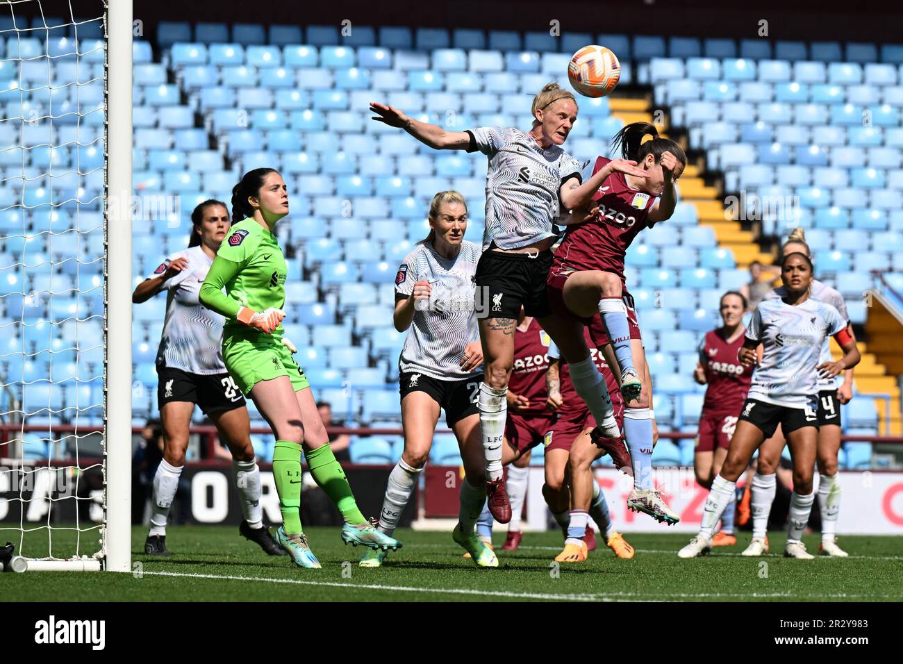 Birmingham, Regno Unito. 21st maggio 2023. Jasmine Matthews di Liverpool durante la partita della WomenÕs Super League tra Aston Villa e Liverpool al Villa Park di Birmingham il 21st maggio 2023. Questa immagine può essere utilizzata solo per scopi editoriali. Solo per uso editoriale. Credit: Ashley Crowden/Alamy Live News Foto Stock