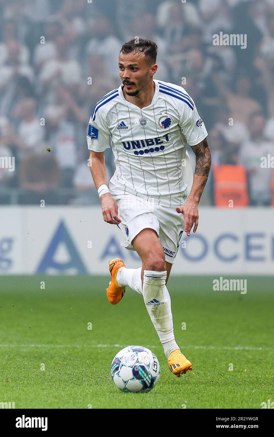 Copenaghen, Danimarca. 21st maggio, 2023. Diogo Goncalves (9) del FC Copenhagen visto durante il Superliga match del 3F tra il FC Copenhagen e Aarhus GF a Parken a Copenhagen. (Photo Credit: Gonzales Photo/Alamy Live News Foto Stock