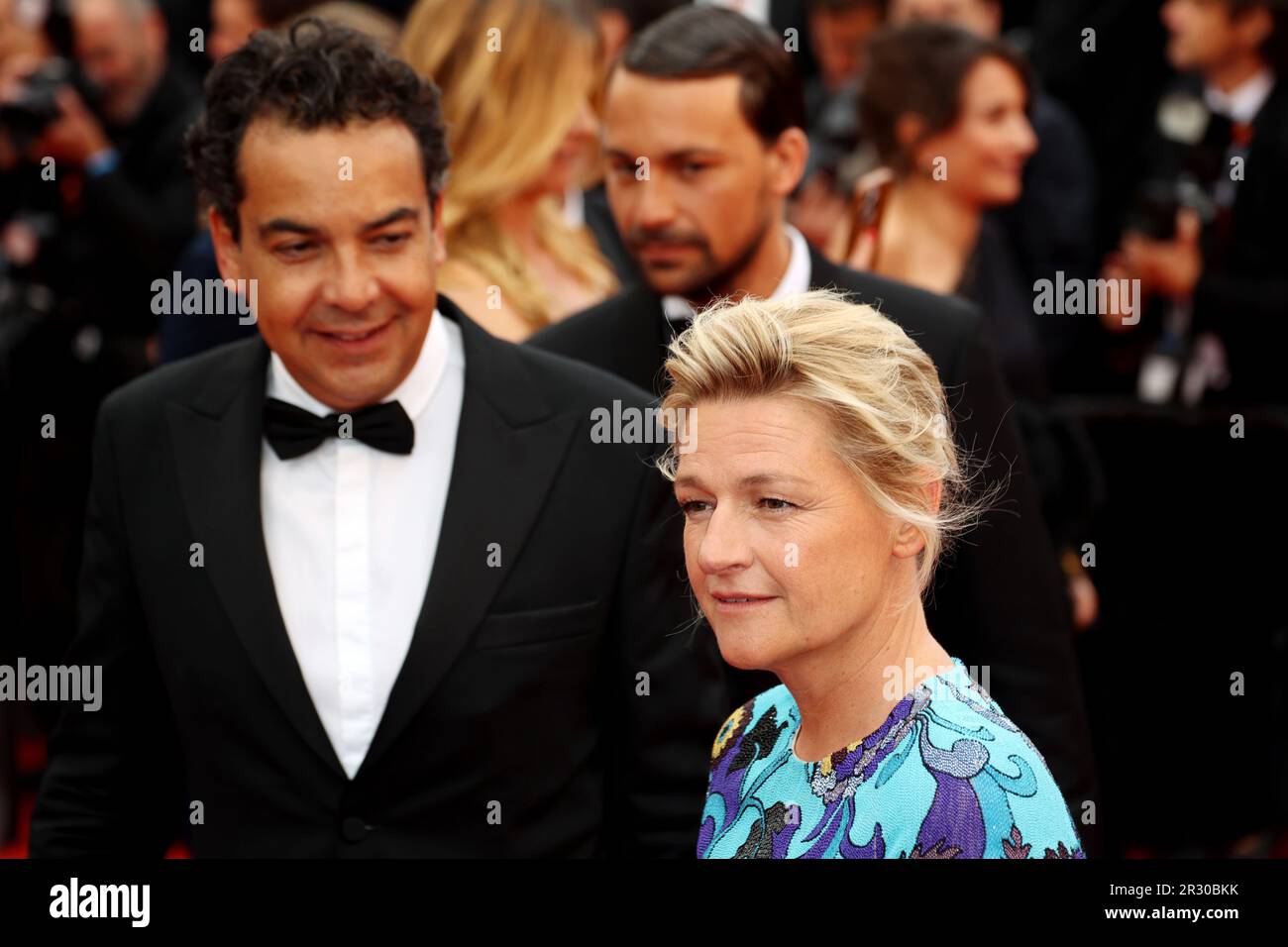 Cannes, Francia. 22nd maggio, 2023. CANNES, Francia su 20. 2023 MAGGIO; Anne-Elisabeth Lemoine (r) partecipa al tappeto rosso "Killers of the Flower Moon" durante il 76th° festival annuale di Cannes al Palais des Festivals il 20 maggio 2023 a Cannes., foto e copyright immagini Thierry CARPICO/ATP (CARPICO Thierry/ATP/SPP) Credit: SPP Sport Press Photo. /Alamy Live News Foto Stock