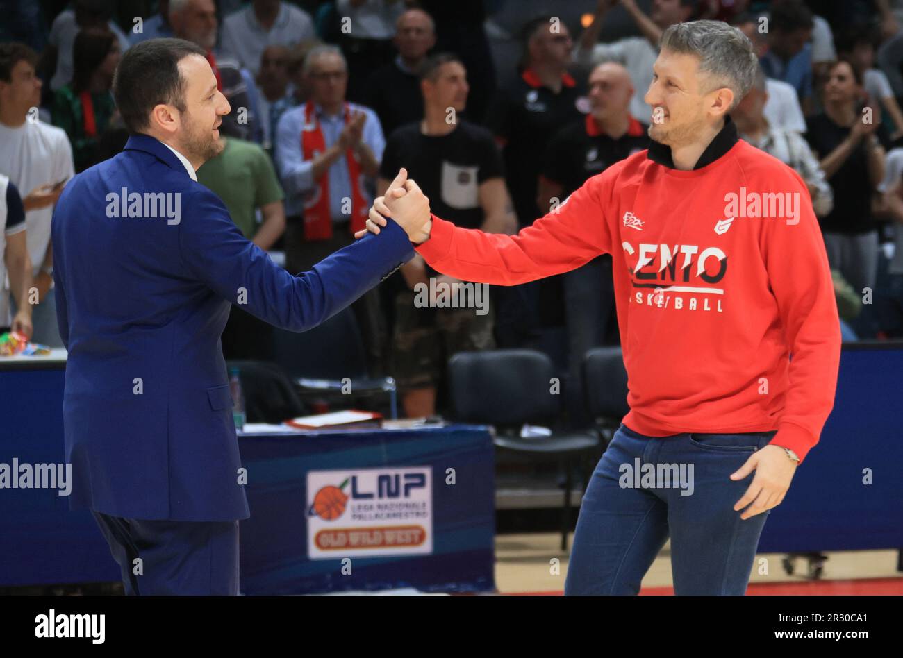 Bologna, Italia. 21st maggio, 2023. Matteo Angori (allenatore di
