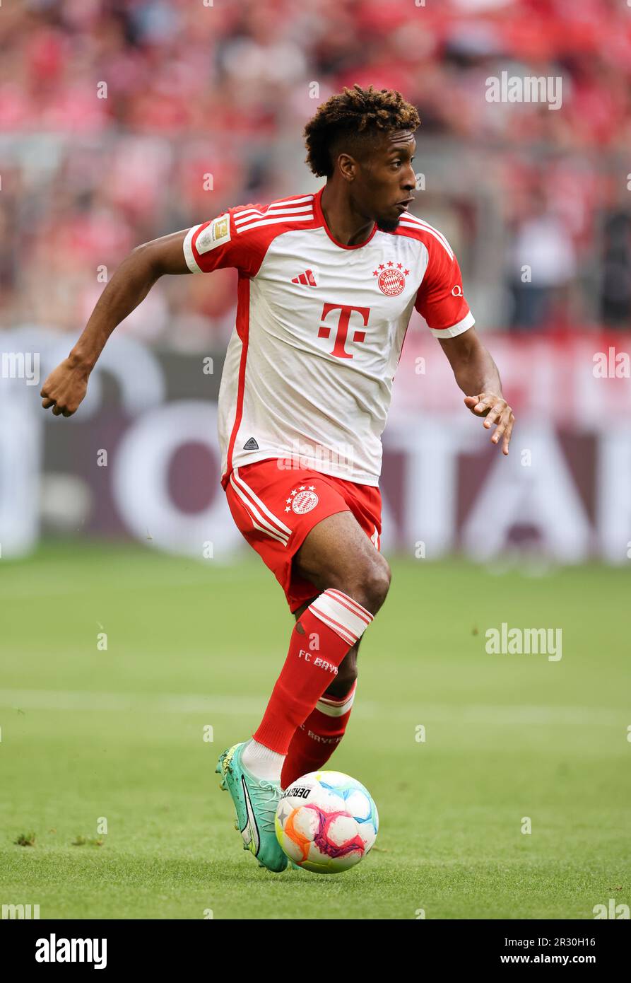 Kingsley Coman del Bayern Muenchen FC Bayern Muenchen - RB Leipzig Fussball 1 . Bundesliga Saison 2022 / 2023 Foto Stock