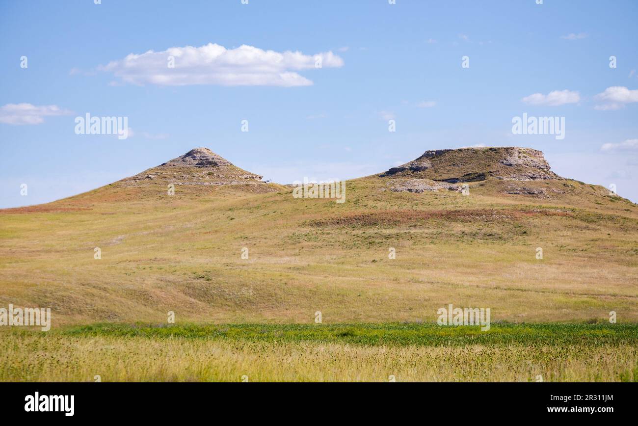 Agate Fossil Beds National Monument in Nebraska Foto Stock