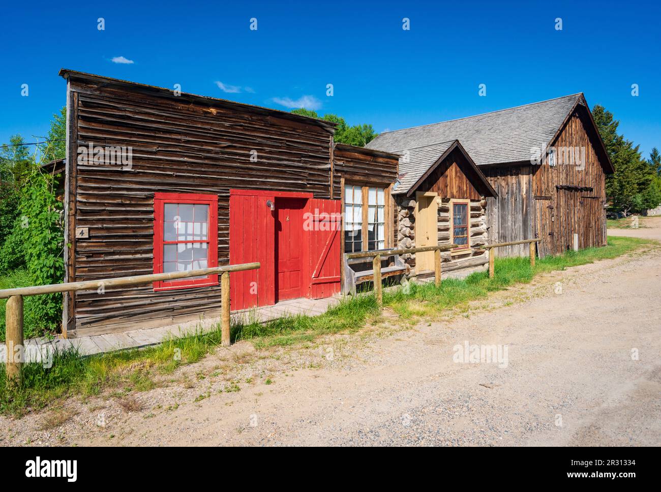 Virginia City, National Historic Landmark District Foto Stock