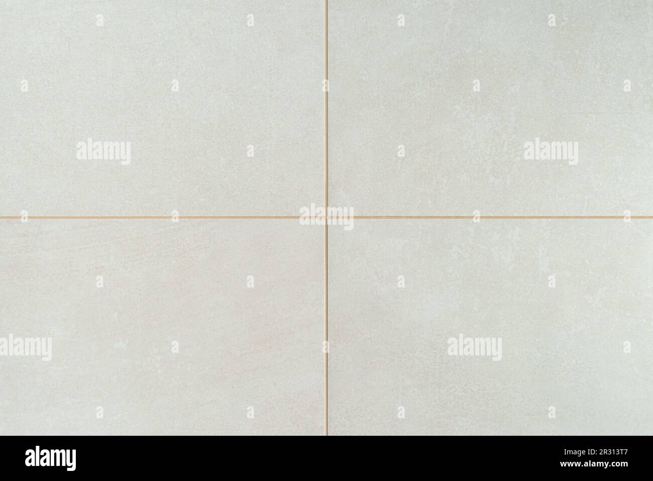Piastrelle in ceramica bagno come sfondo, pulita grande superficie piastrellata della parete Foto Stock