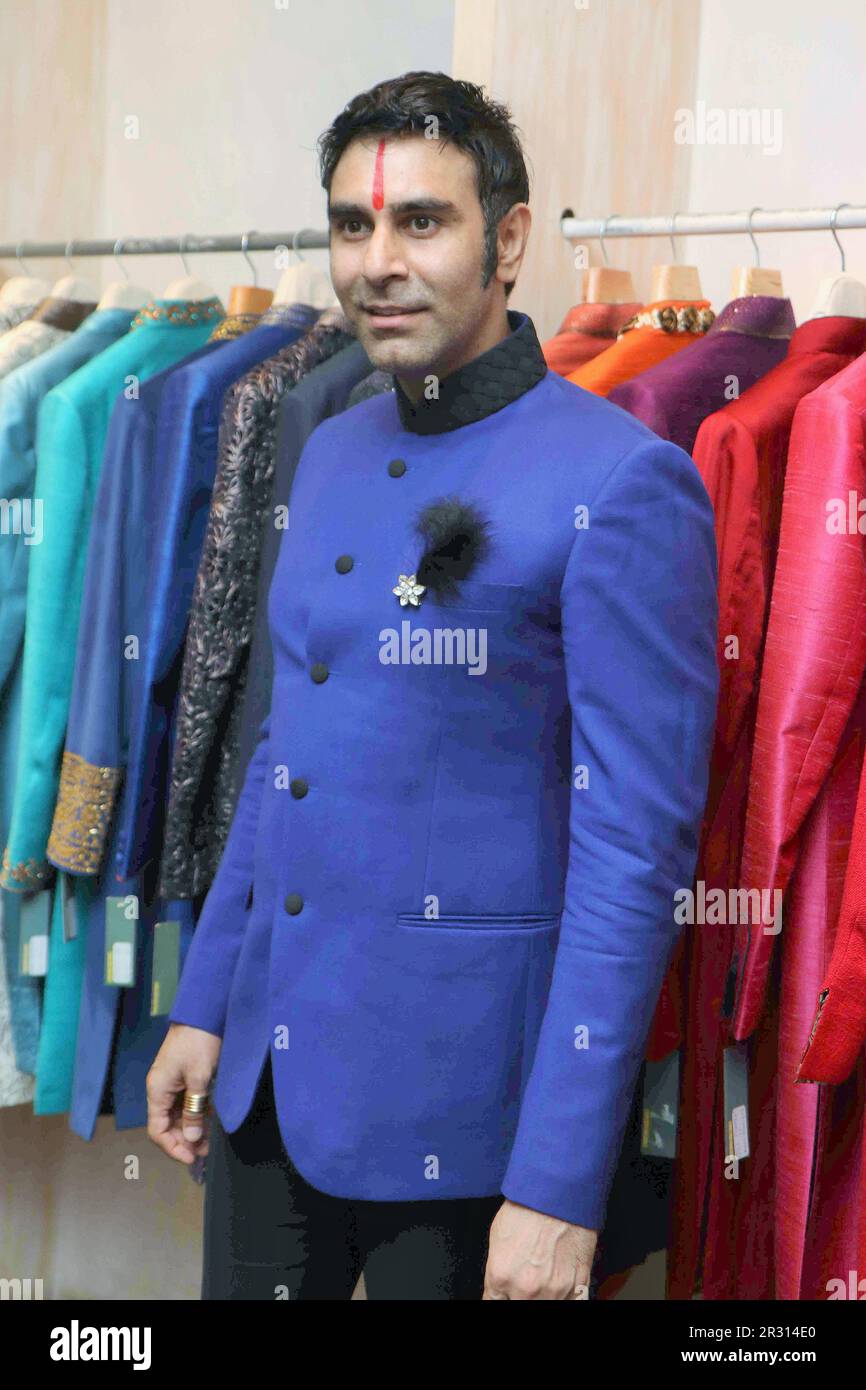 Sandip Soprarkar, danzatrice da ballo indiana, coreografo Bollywood, attore, columnista, Filantropo, Dance Reality Show Judge, radio Jockey, Ted X speaker, Mumbai, India, 17 maggio 2017 Foto Stock