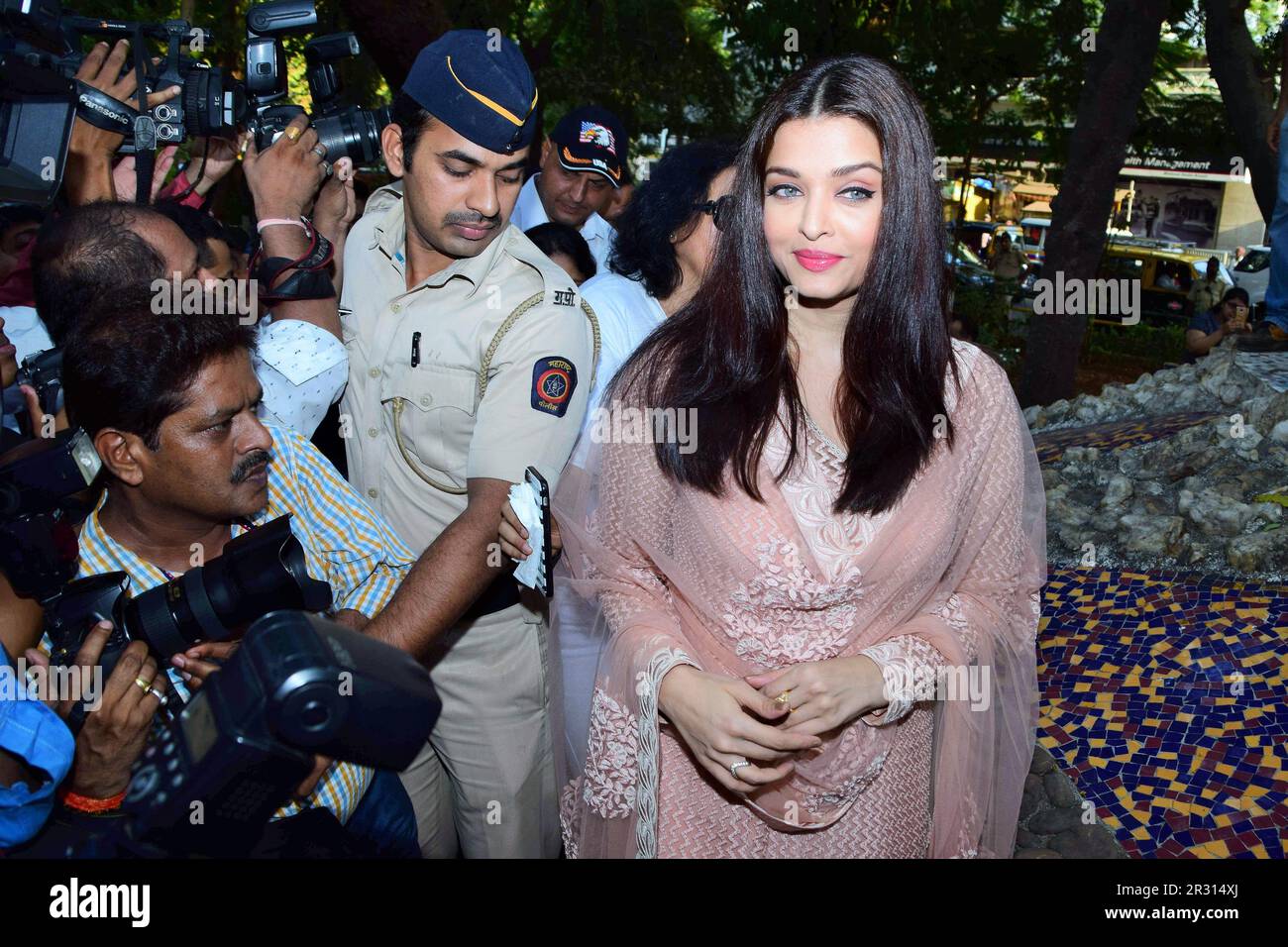 Aishwarya Rai Bachchan, attrice indiana, Mumbai, India, 8 maggio 2017 Foto Stock