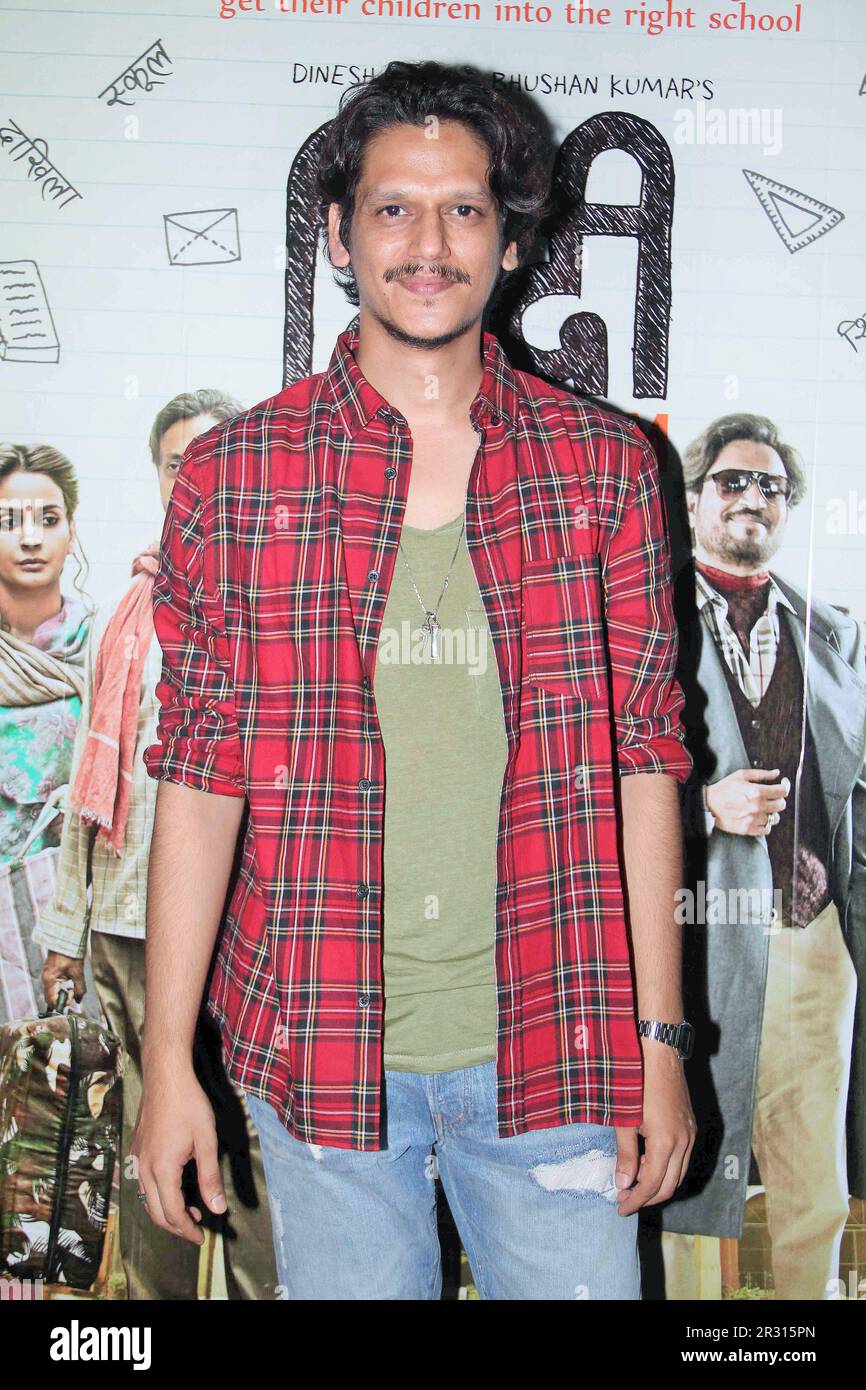 Vijay Varma, attore indiano, Hindi Medium, proiezione di film, Mumbai, India, 17 maggio 2017 Foto Stock