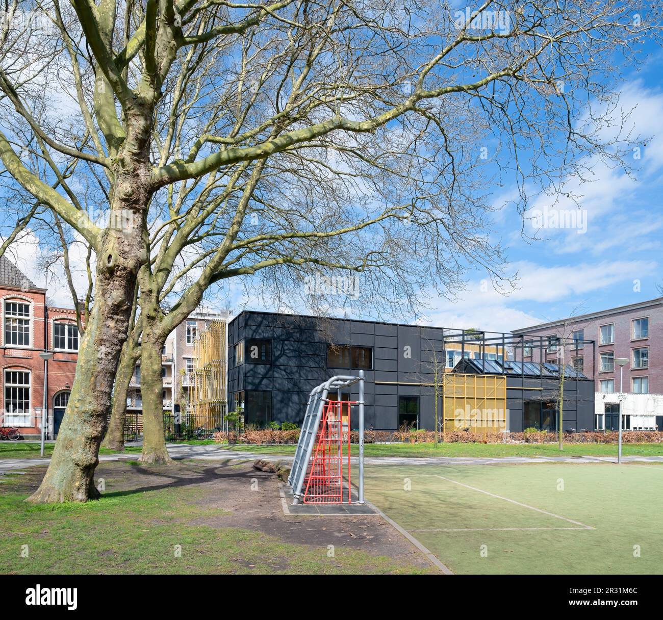 Amsterdam, Paesi Bassi - Funenhof Housing di Arons en Gelauff Architecten Foto Stock