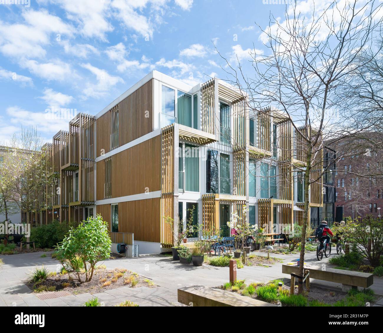 Amsterdam, Paesi Bassi - Funenhof Housing di Arons en Gelauff Architecten Foto Stock
