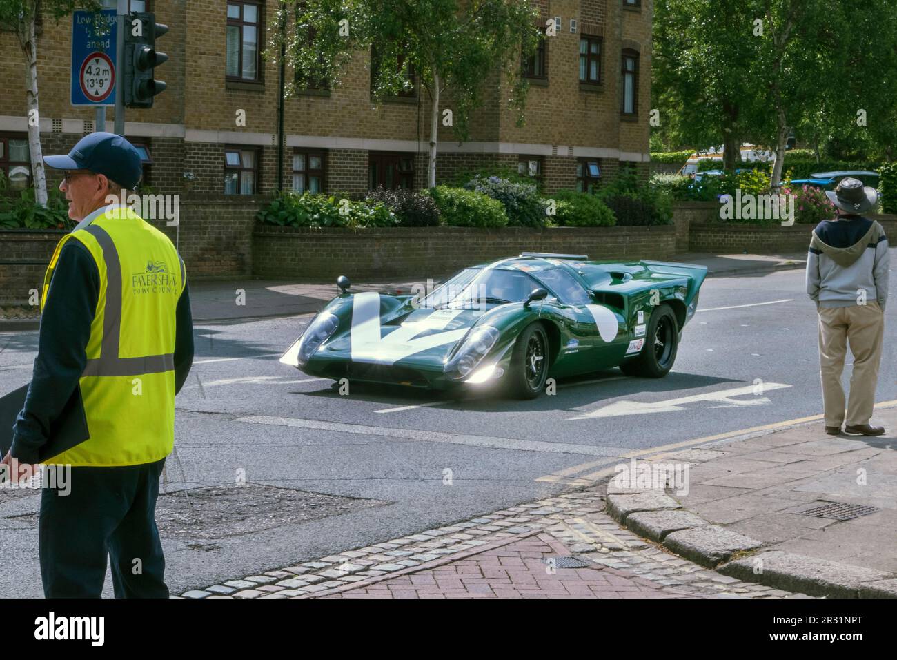 Lola T70 al Faversham Festival dei Trasporti 2023. Faversham Kent Regno Unito Foto Stock