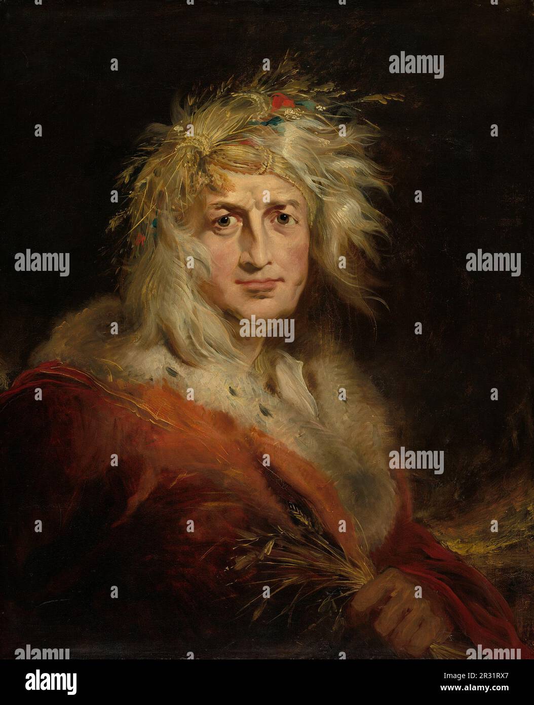 David Garrick come re Lea c. 1815 artista: Richard Westall britannico, Foto Stock