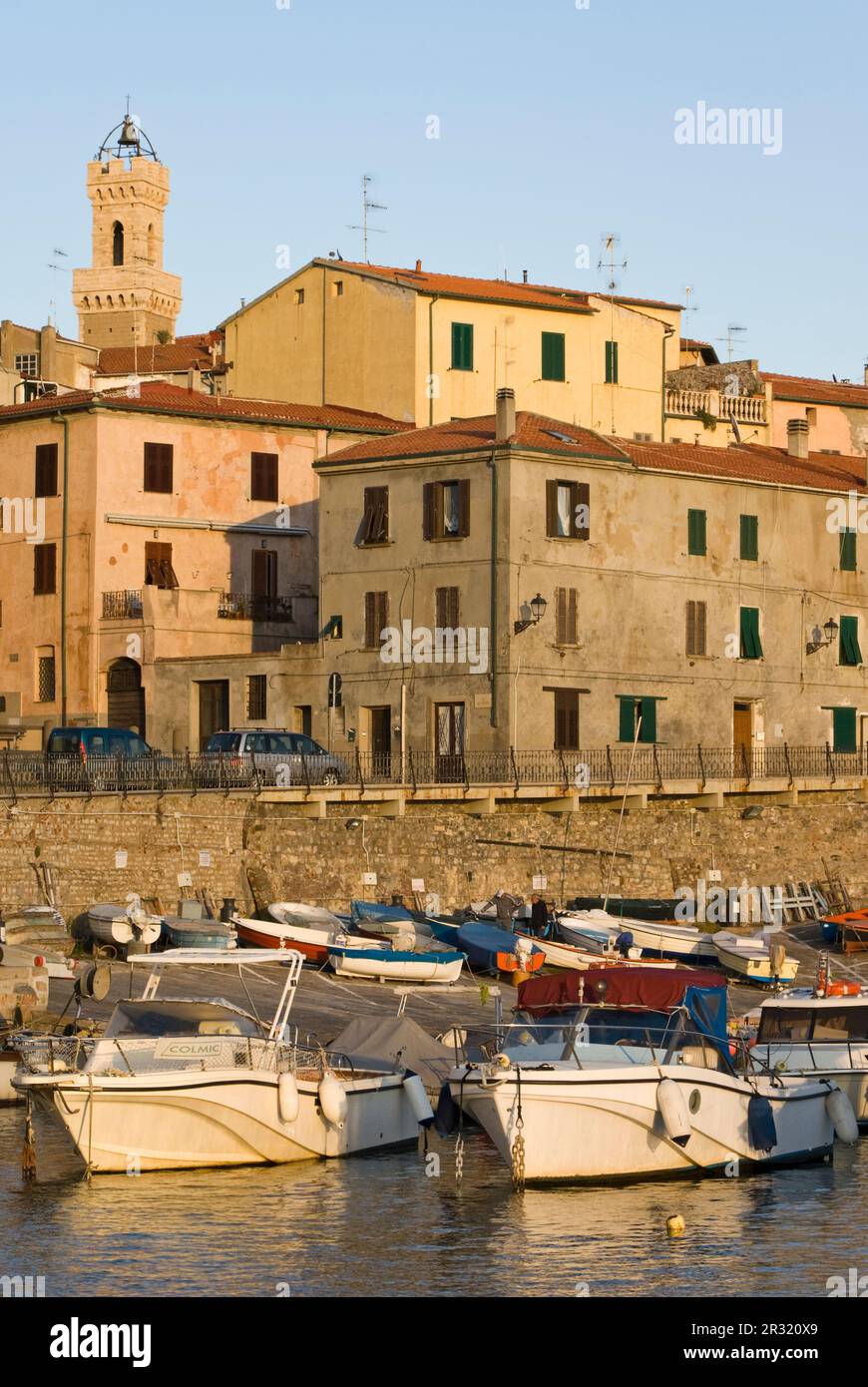 Porto di Piombino in Toscana Foto Stock