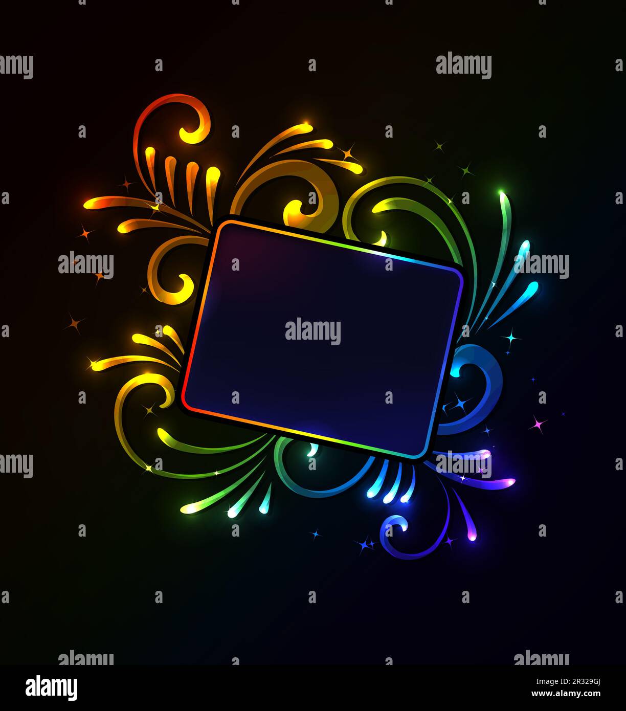 Sfondo floreale brillante Foto Stock