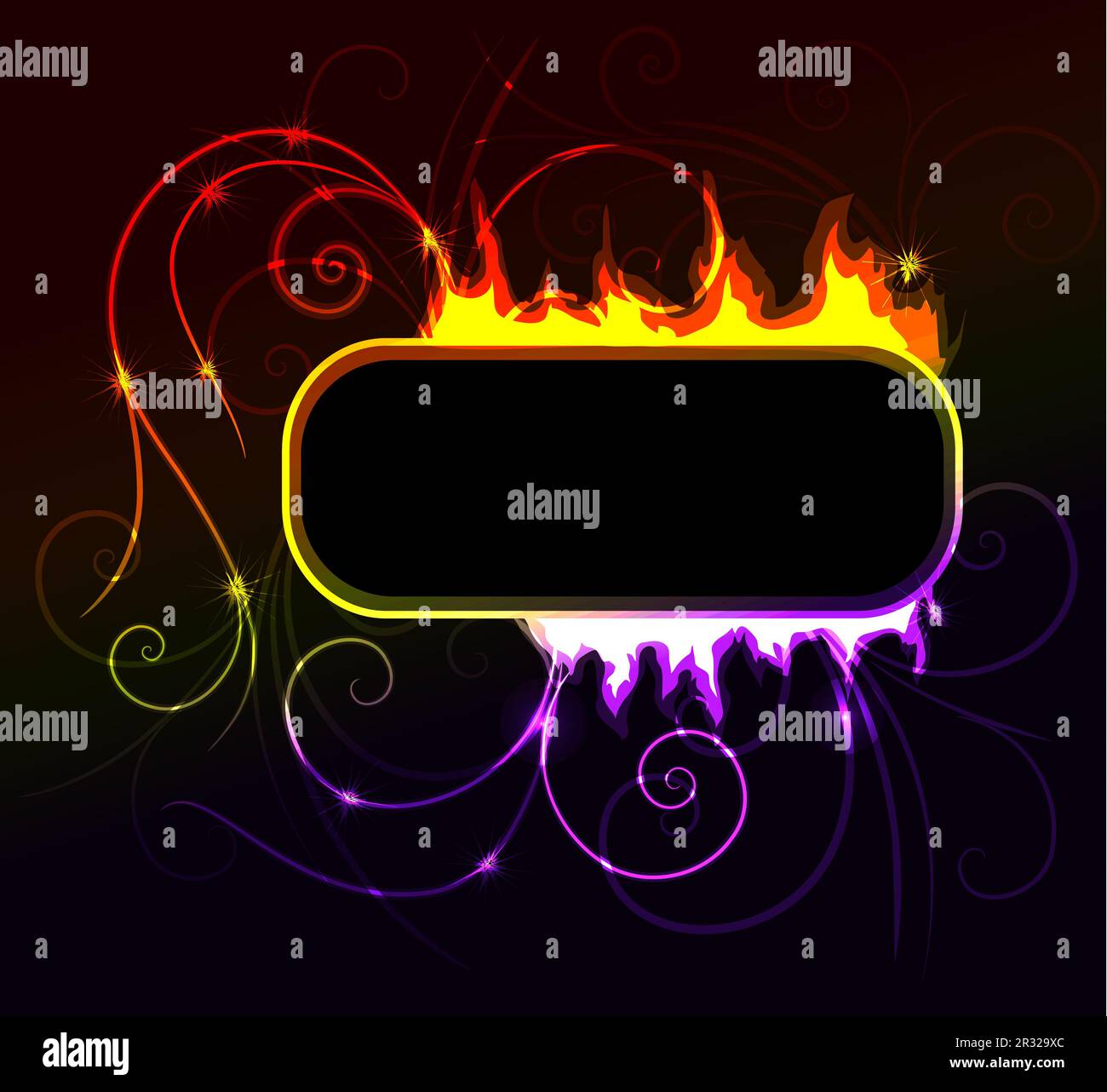 Sfondo floreale brillante Foto Stock