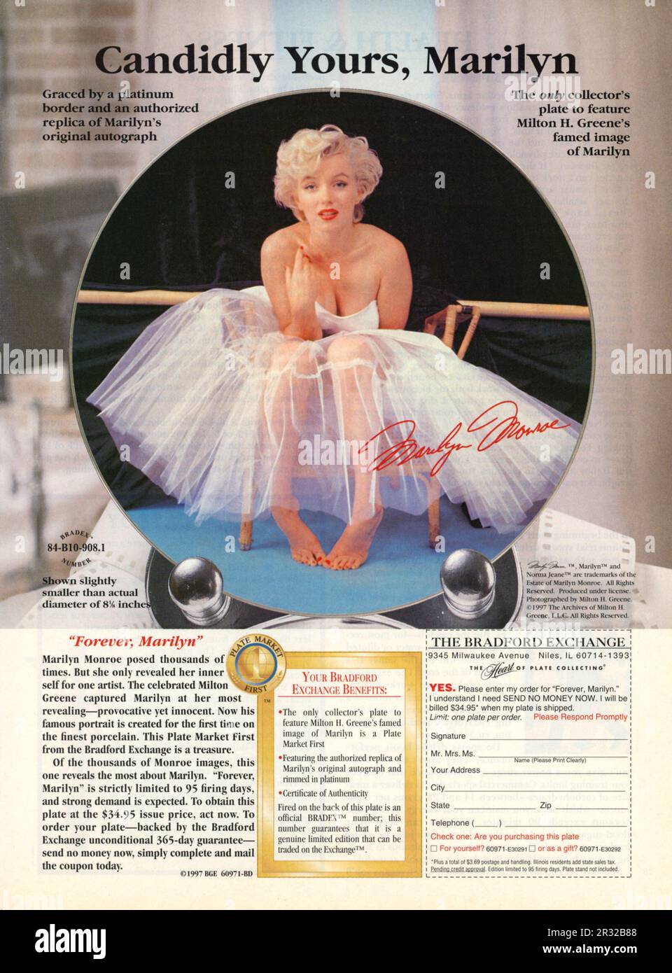 Vintage 'Playboy' Agosto 1998 Magazine Issue Advert, USA Foto Stock