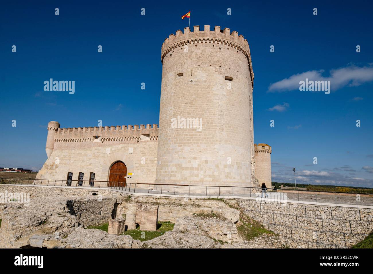 Castello di Arévalo, noto come Castello del Zúñiga, XV secolo, Arévalo, provincia di Ávila, Spagna. Foto Stock