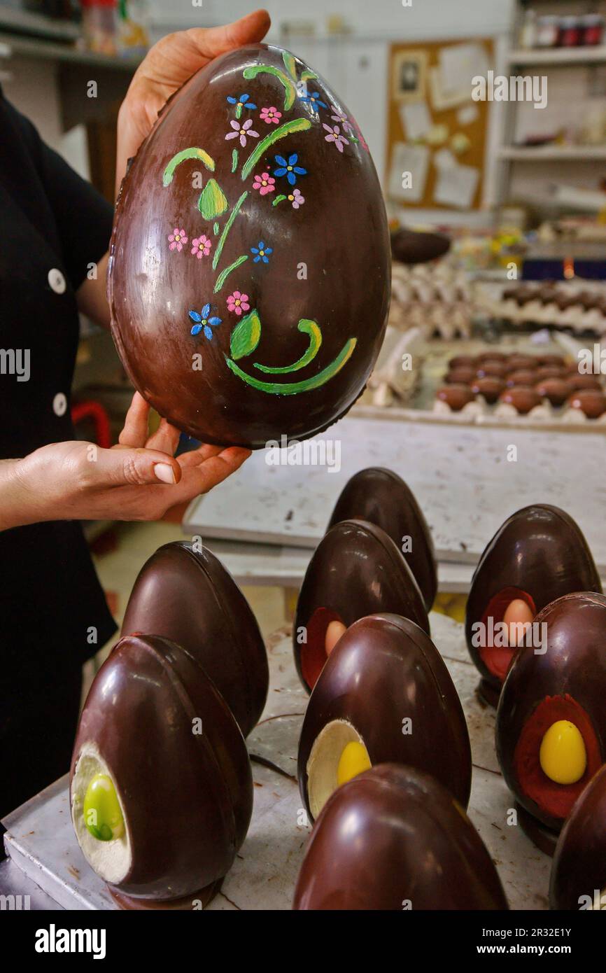 Huevos de Pascua.Forn de può Pomar.Mallorca.Islas Baleares. España. Foto Stock